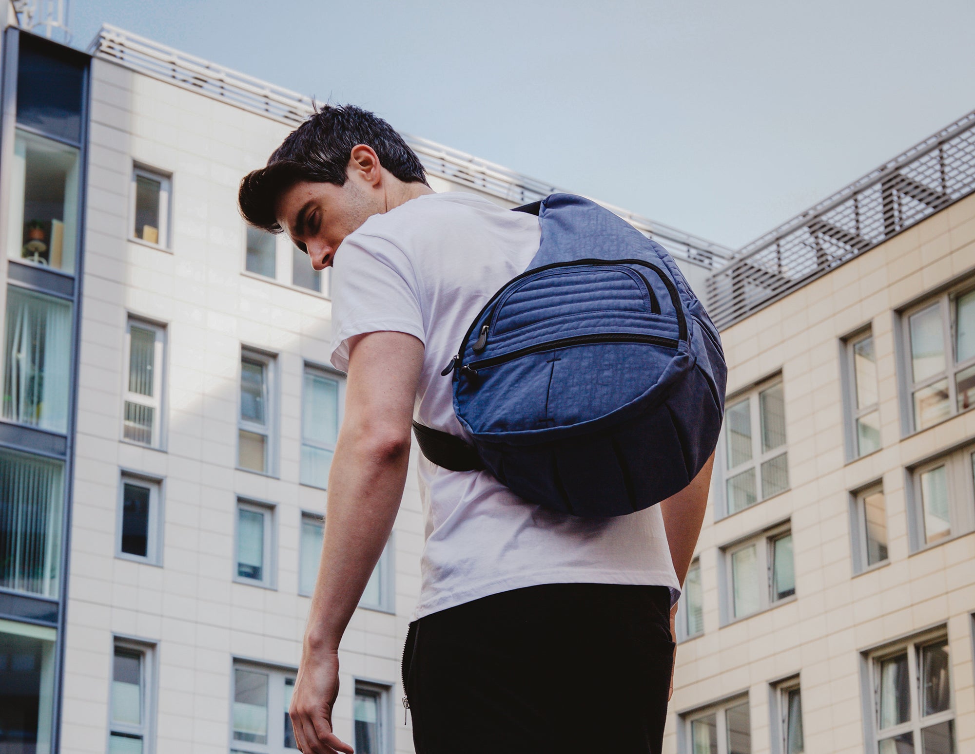 ヘルシーバックバッグ ビッグバッグ ヴィンテージインディゴ BIGBAG For Her For Him NAVY POINT10 TEXTURED NYLON Textured nylon Vintage Indigo VINTAGEINDIGO アクティブ＆アウトドア エキュート赤羽2208 コアクラシック テクスチャードナイロン ネイビー ノベルティS以上 ビッグバッグ ヴィンテージインディゴ