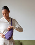 ヘルシーバックバッグ 新作先行販売/テクスチャードナイロン バッグレット アメジスト 25AW 25AW 25AW NEW Textured nylon Amethyst コアクラシック ノベルティフォンタブ バッグレット 会員限定