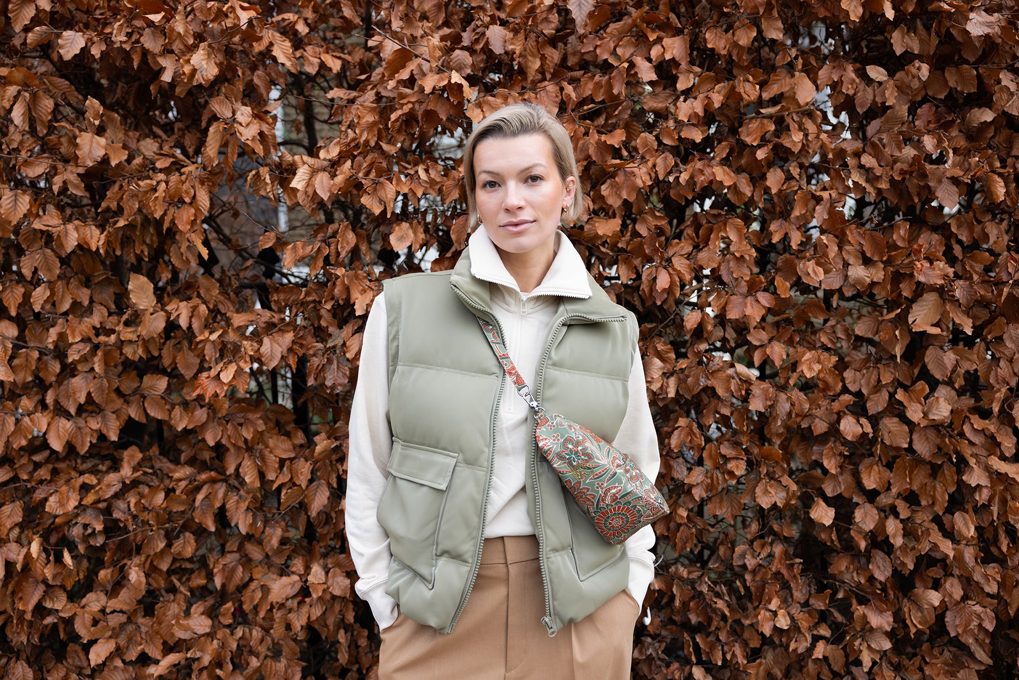ヘルシーバックバッグ プリント バッグレット アールヌーヴォー 24AW 24AW NEW eギフト対象 LARGE BAGLETT PATTERN Print Artnouveau ノベルティフォンタブ バッグレット パターン&プリント プリント ラージバッグレット