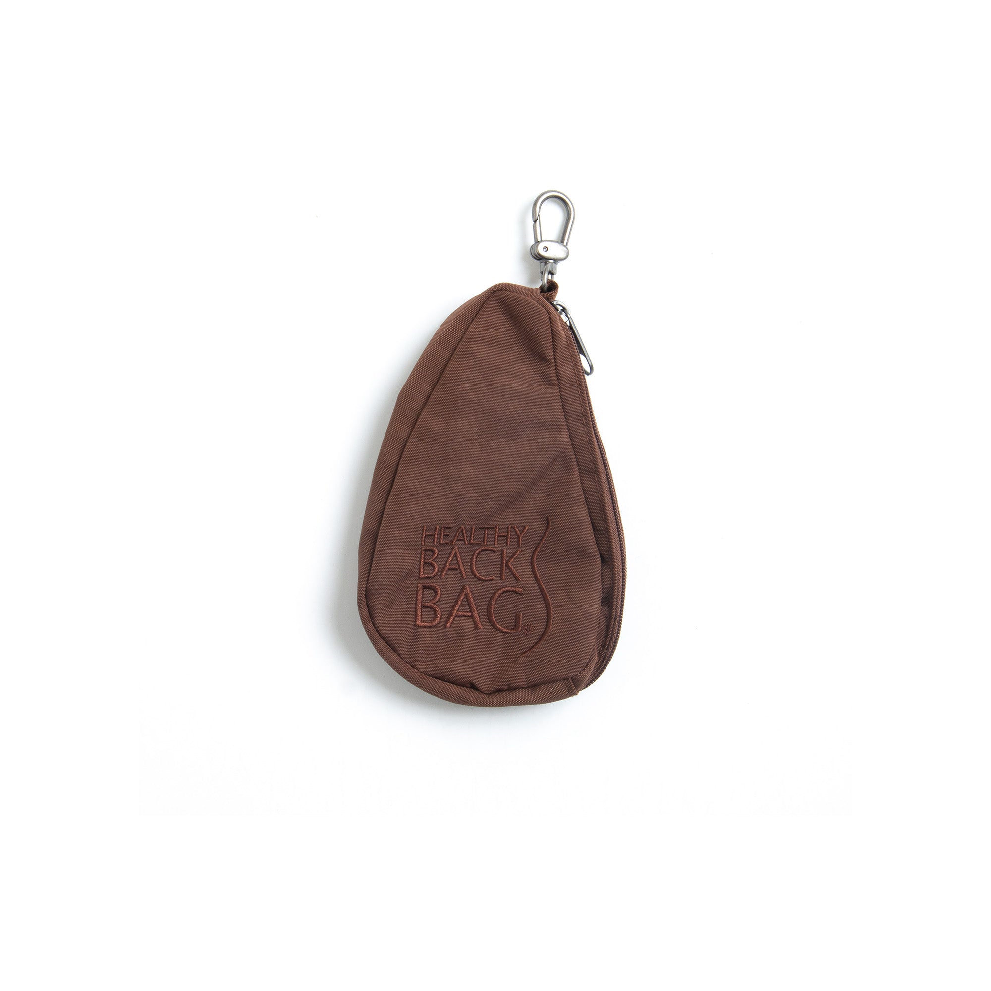 ミニポーチ テクスチャードナイロン ココア（約15x10x2cm） – ヘルシー