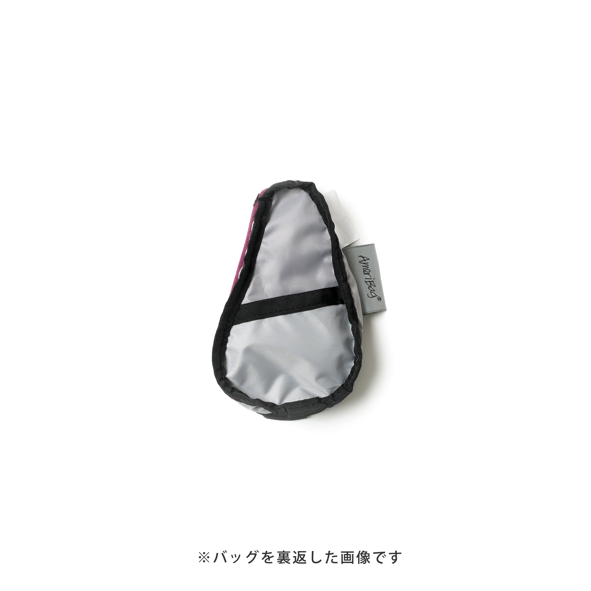 ミニポーチ テクスチャードナイロン キャビア（約15x10x2cm