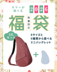 ヘルシーバックバッグ 《1月8日出荷予定》1月1日正午開始 2026福袋 リサイクルナイロン Sサイズ シナモン + ミニバックレット1点 ※返品交換不可 2026福袋 2026福袋-1 Recycled Nylon Cinnamon SALE コアクラシック ポイント対象外