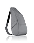 ヘルシーバックバッグ マイクロファイバー Mサイズ ムーンロック eギフト対象 For Her For Him GRAY M size MICROFIBER Mサイズ SIZEMORLARGER_2025 クリアランス グレー コアクラシック ノベルティS以上 マイクロファイバーMサイズ 大容量ジッパーポケット付きMサイズ