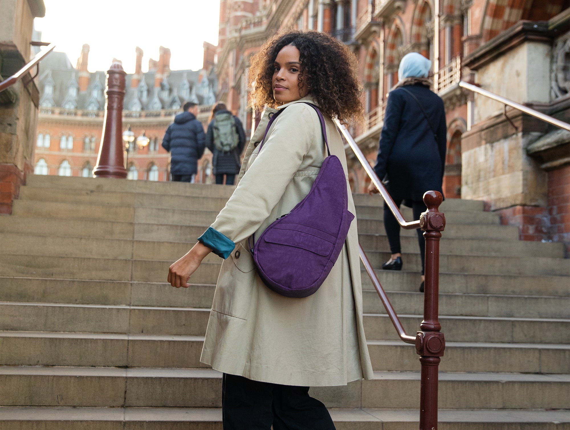 ヘルシーバックバッグ テクスチャードナイロン Sサイズ ブラックベリー 2021AW NEW COLLECTION 24AW 24SS eギフトカタログ掲載商品 eギフト対象 For Her S size Sサイズ TEXTURED NYLON Textured nylon Blackberry エキュート赤羽2208 コアクラシック テクスチャードナイロン テクスチャードナイロンSサイズ ノベルティS以上 パープル 大容量ジッパーポケット付きSサイズ 期間限定セール20241115元