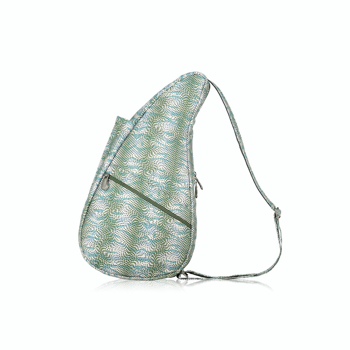 ヘルシーバックバッグ プリント Sサイズ ゲッコー eギフト対象 For Her GREEN PATTERN PRINT S size SALE Sサイズ グリーン パターン・柄 パターン&プリント プリント ポイント対象外 大容量ジッパーポケット付きSサイズ