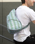 ヘルシーバックバッグ プリント Sサイズ ゲッコー eギフト対象 For Her GREEN PATTERN PRINT S size SALE Sサイズ グリーン パターン・柄 パターン&プリント プリント ポイント対象外 大容量ジッパーポケット付きSサイズ