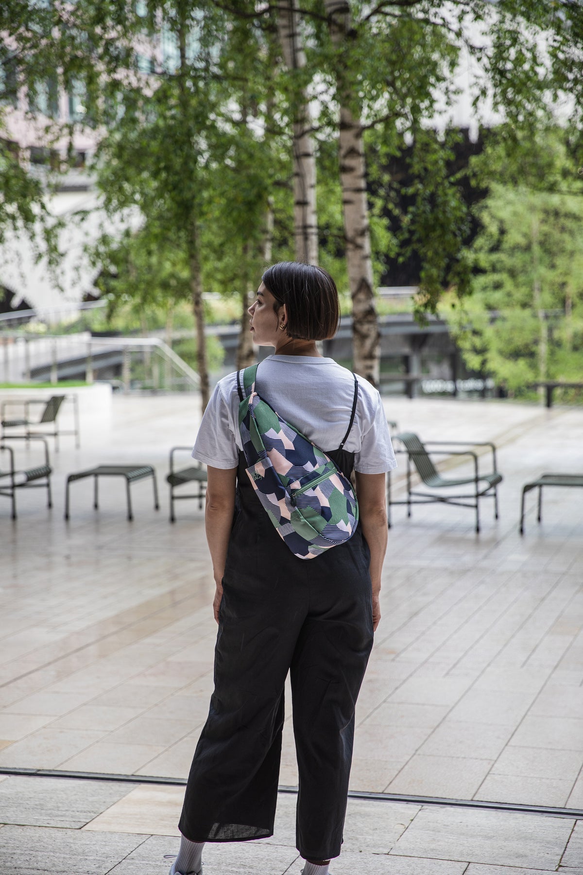 ヘルシーバックバッグ プリント Sサイズ リミックス1 2023SS NEW 23SS GREEN MULTI NEWタグS以上23SS PATTERN PINK S size Sサイズ グリーン ノベルティS以上 パターン・柄 パターン&プリント ピンク マルチカラー