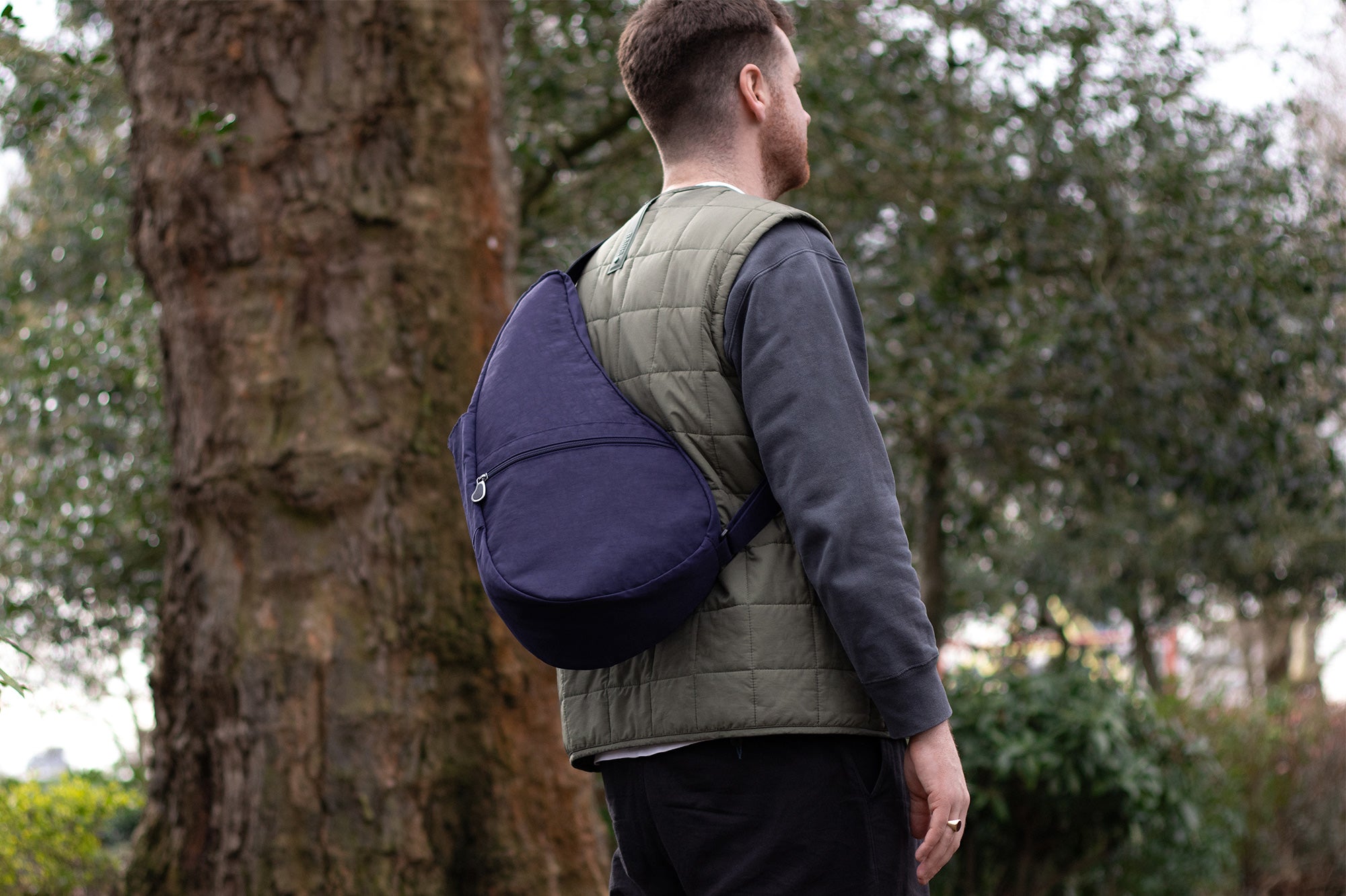 ヘルシーバックバッグ テクスチャードナイロン Mサイズ ブルーナイト 24AW 24SS eギフト対象 For Her For Him M size Mサイズ PURPLE TEXTURED NYLON Textured nylon Bluenight エキュート赤羽2208 コアクラシック テクスチャードナイロン テクスチャードナイロンMサイズ ノベルティS以上 パープル 予約1017出荷 大容量ジッパーポケット付きMサイズ 男性人気 ７）ポイントアップ＆クーポン広告