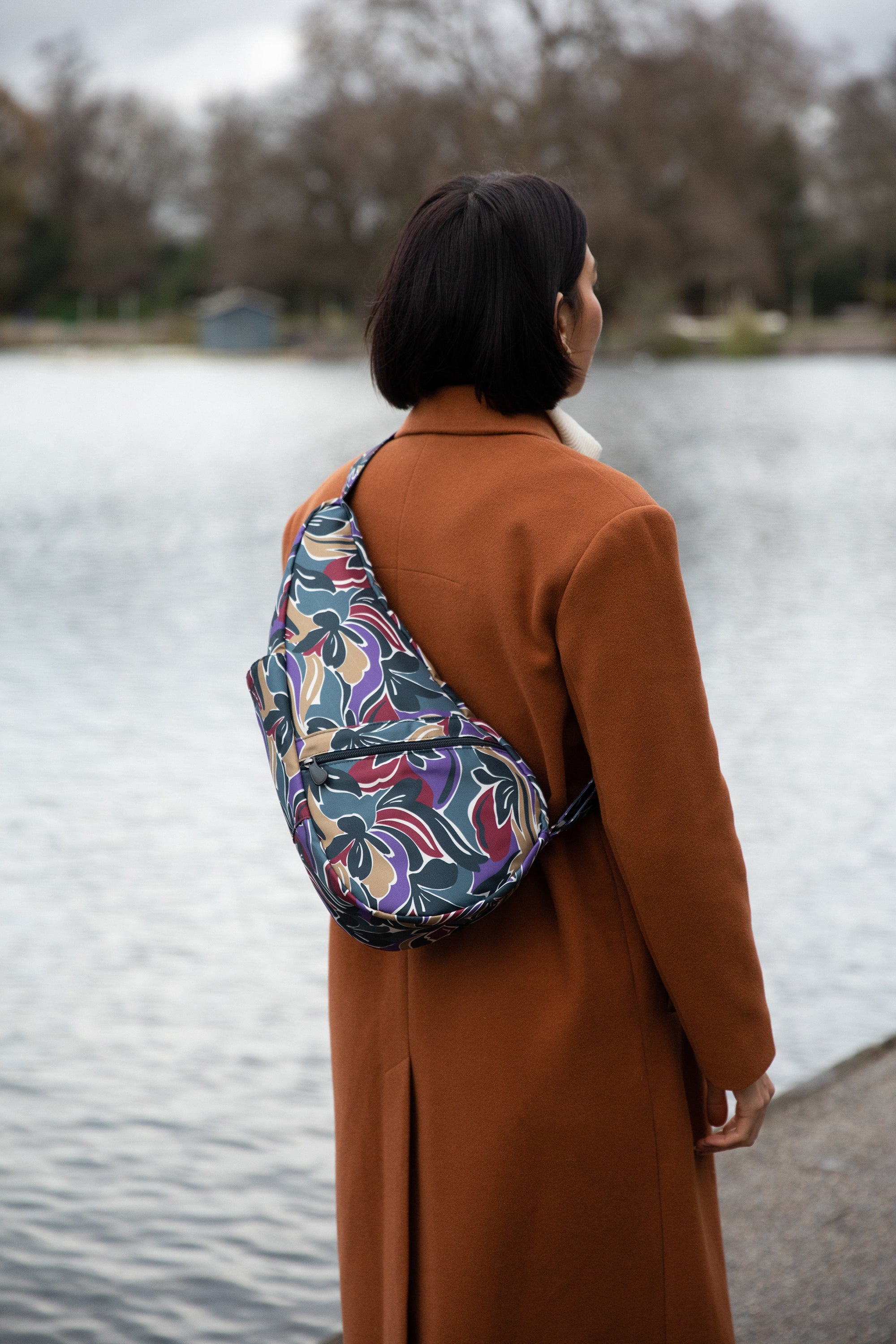 ヘルシーバックバッグ プリント Sサイズ トワイライト 2023AW NEW 23AW MULTI PATTERN PURPLE S size Sサイズ ノベルティS以上 パターン・柄 パターン＆プリント パープル マルチカラー