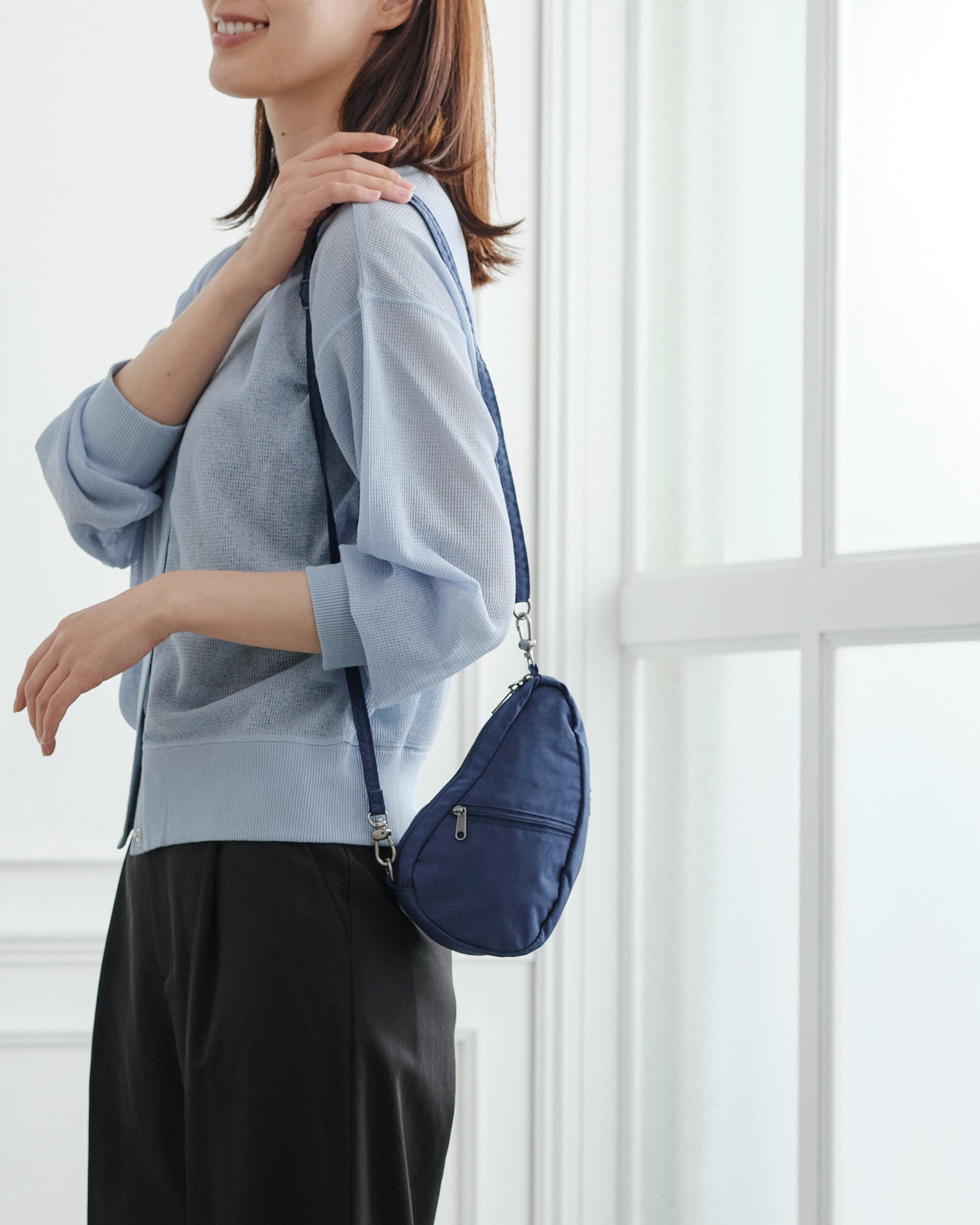 ヘルシーバックバッグ 《先行販売》テクスチャードナイロン ミニバッグレット（ノミィ） カスピアン 26AW 26AW 26AW NEW 26AW先行販売 26AW先行販売_在庫分 会員限定カート表示