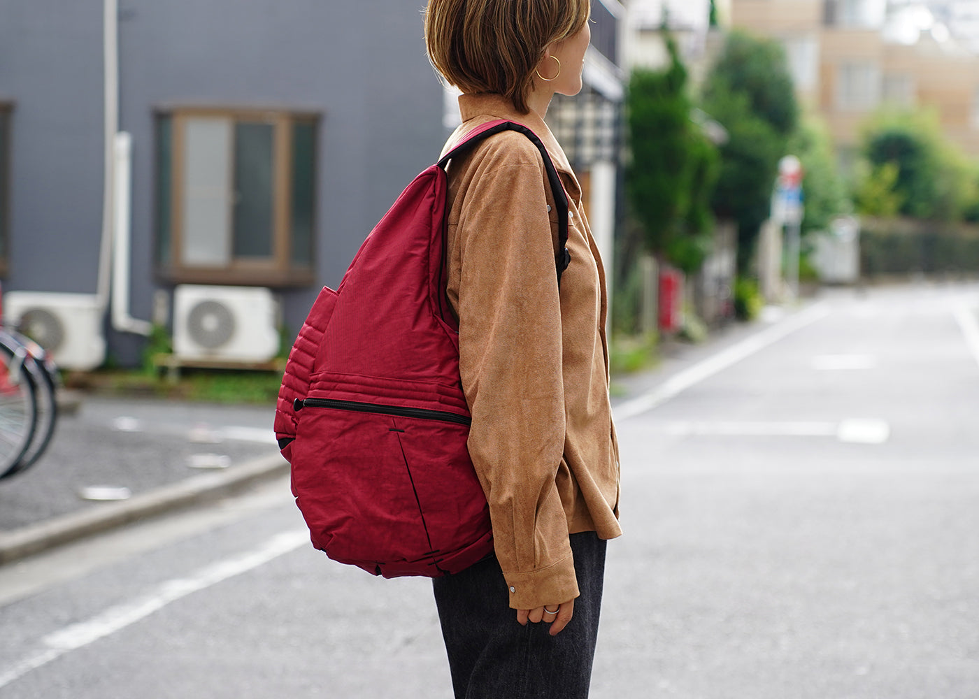 ヘルシーバックバッグ ビッグバッグ ガーネット - 大容量20リットルの
