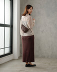 ヘルシーバックバッグ 《先行販売》テクスチャードナイロン バッグレット（ノミィ） モカ 26AW 26AW 26AW NEW 26AW先行販売 26AW先行販売_在庫分 会員限定カート表示