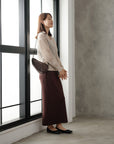 ヘルシーバックバッグ 《先行販売》テクスチャードナイロン バッグレット（ノミィ） モカ 26AW 26AW 26AW NEW 26AW先行販売 26AW先行販売_在庫分 会員限定カート表示