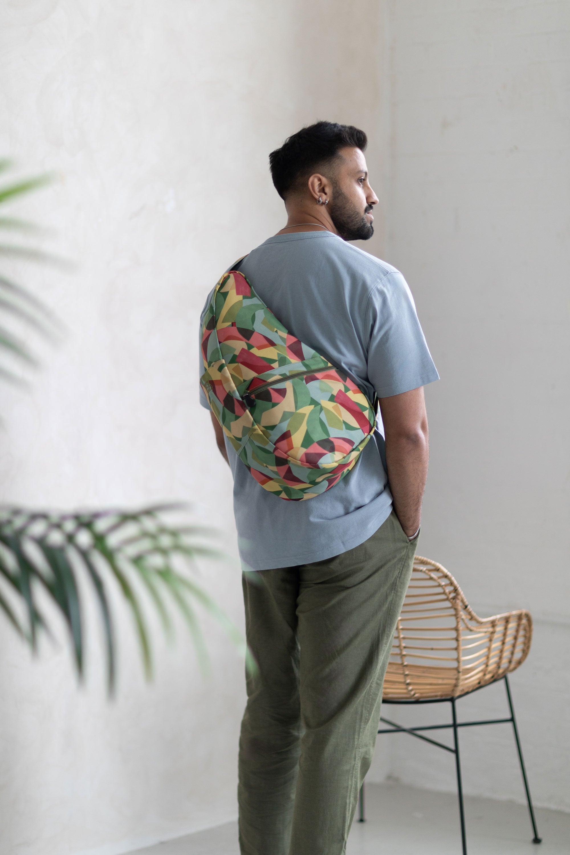 ヘルシーバックバッグ 2026福袋 プリント Mサイズ サンバースト + バックレット1点 ※返品交換不可 2026福袋 2026福袋-3 Print Sunburst SALE パターン＆プリント ポイント対象外