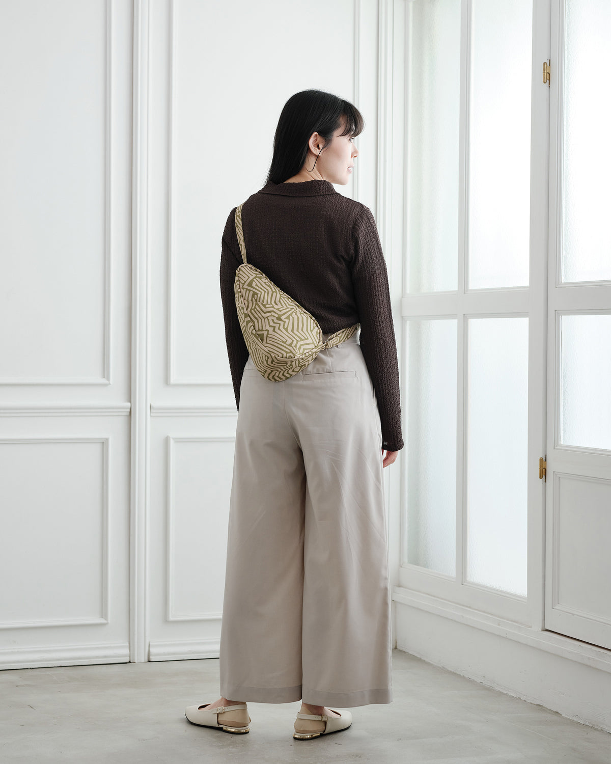 ヘルシーバックバッグ プリント スリング（ノミィ） メイズ レモングラス 26AW 26AW 26AW NEW 26AW先行販売 パターン・柄 パターン＆プリント