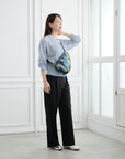 ヘルシーバックバッグ 《先行販売》プリント スリング（ノミィ） マキシフローラ スカイ 26AW 26AW 26AW NEW 26AW先行販売 会員限定カート表示