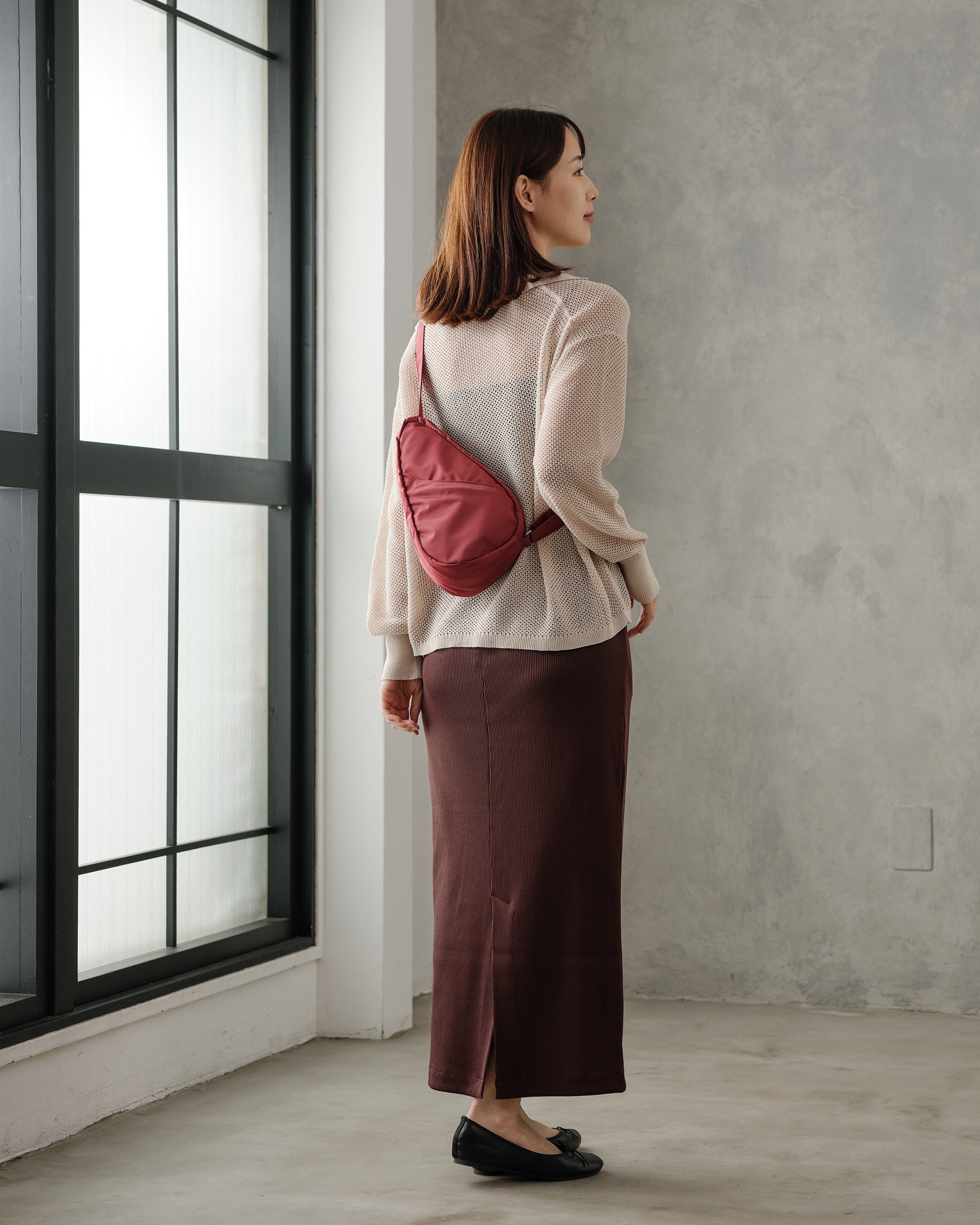 ヘルシーバックバッグ 《予約販売／8月25日出荷予定》リサイクルナイロン スリング（ノミィ） チリ 26AW 26AW 26AW NEW 26AW先行販売 26AW先行販売_予約分 会員限定カート表示