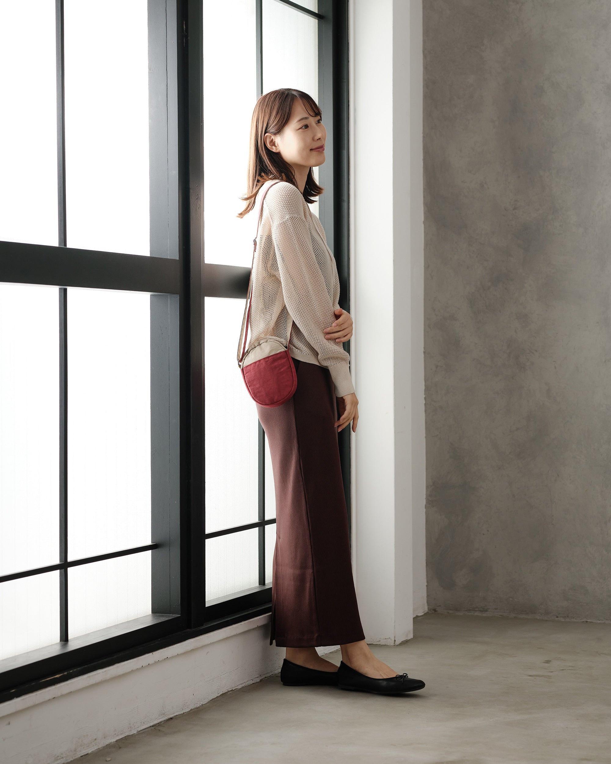 ヘルシーバックバッグ 《予約販売／8月25日出荷予定》ノミィポケット ガーネット/サンドストーン 26AW 26AW 26AW NEW 26AW先行販売 26AW先行販売_予約分 会員限定カート表示
