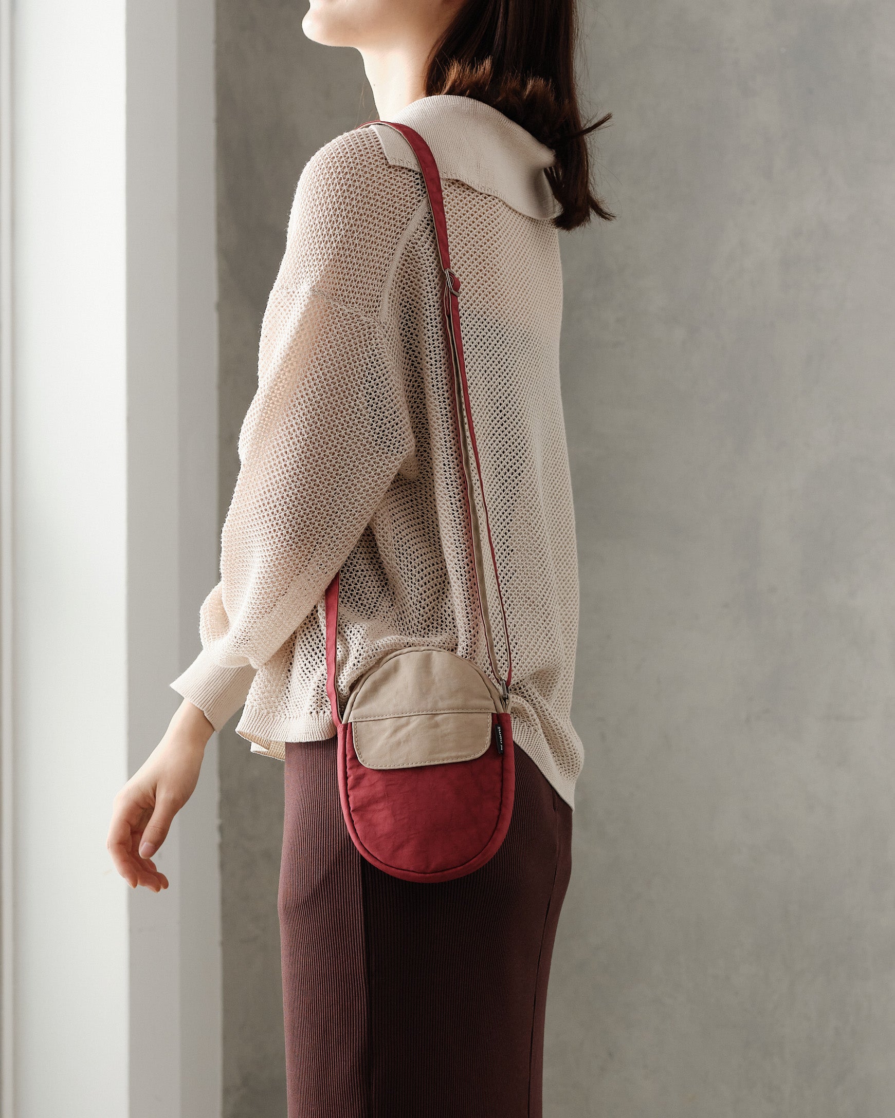 ヘルシーバックバッグ 《予約販売／8月25日出荷予定》ノミィポケット ガーネット/サンドストーン 26AW 26AW 26AW NEW 26AW先行販売 26AW先行販売_予約分 会員限定カート表示