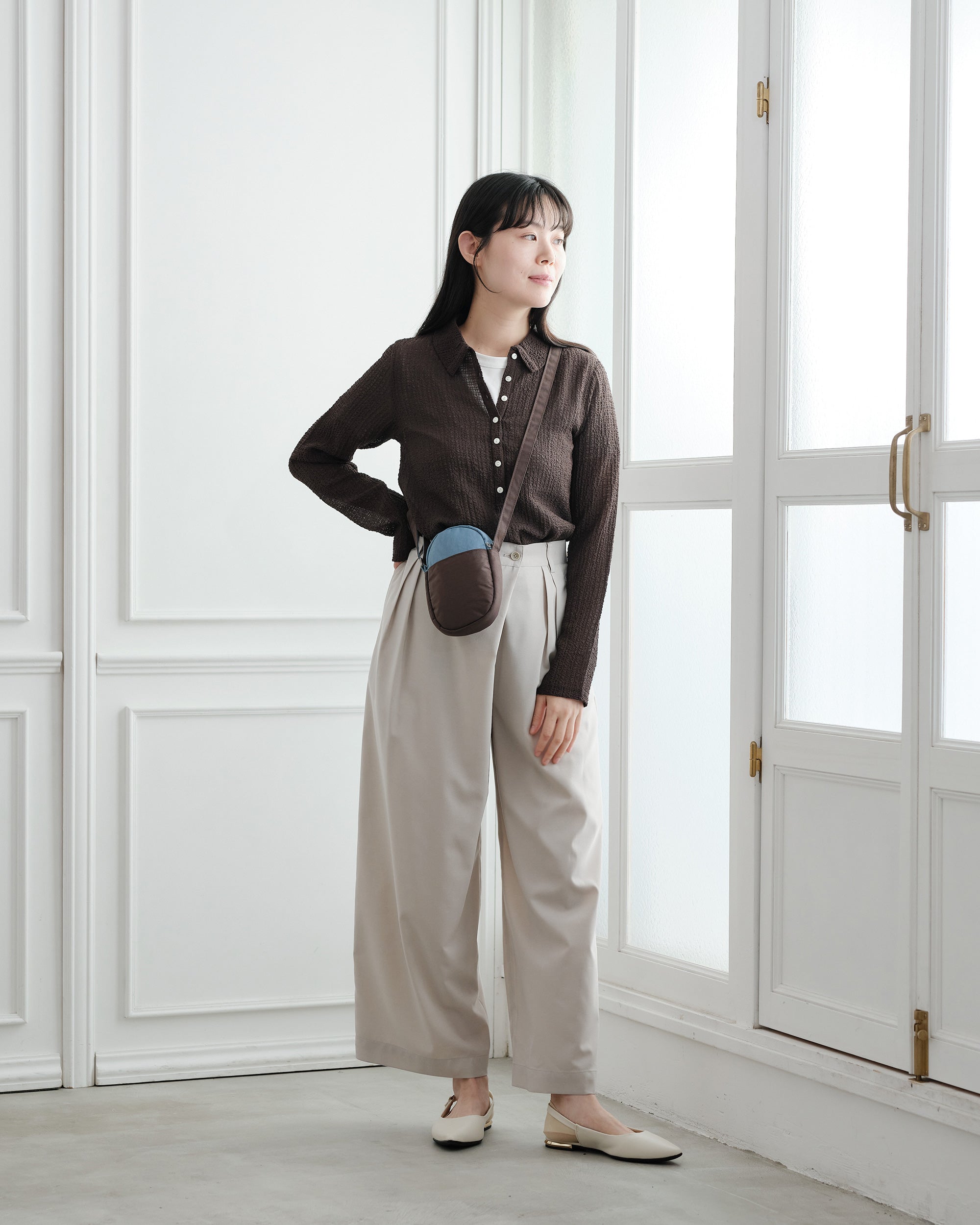 ヘルシーバックバッグ 《予約販売／8月25日出荷予定》ノミィポケット モカ/シャンブレー 26AW 26AW 26AW NEW 26AW先行販売 26AW先行販売_予約分 会員限定カート表示