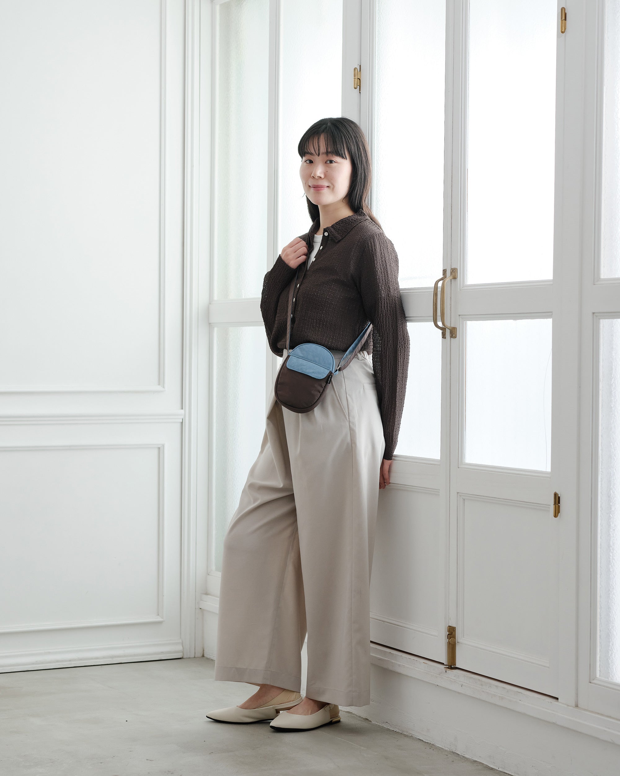 ヘルシーバックバッグ 《予約販売／8月25日出荷予定》ノミィポケット モカ/シャンブレー 26AW 26AW 26AW NEW 26AW先行販売 26AW先行販売_予約分 会員限定カート表示