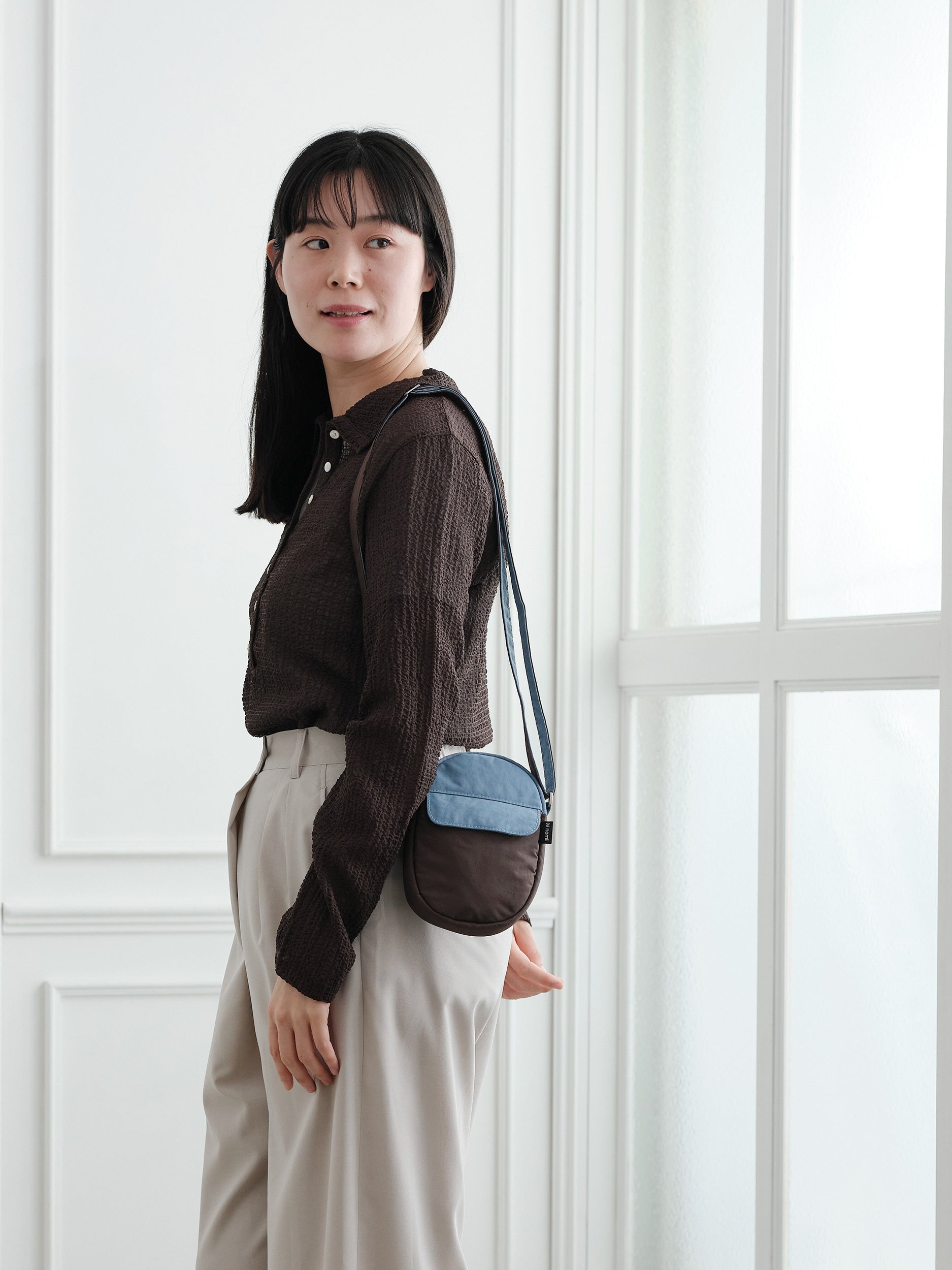 ヘルシーバックバッグ 《予約販売／8月25日出荷予定》ノミィポケット モカ/シャンブレー 26AW 26AW 26AW NEW 26AW先行販売 26AW先行販売_予約分 会員限定カート表示