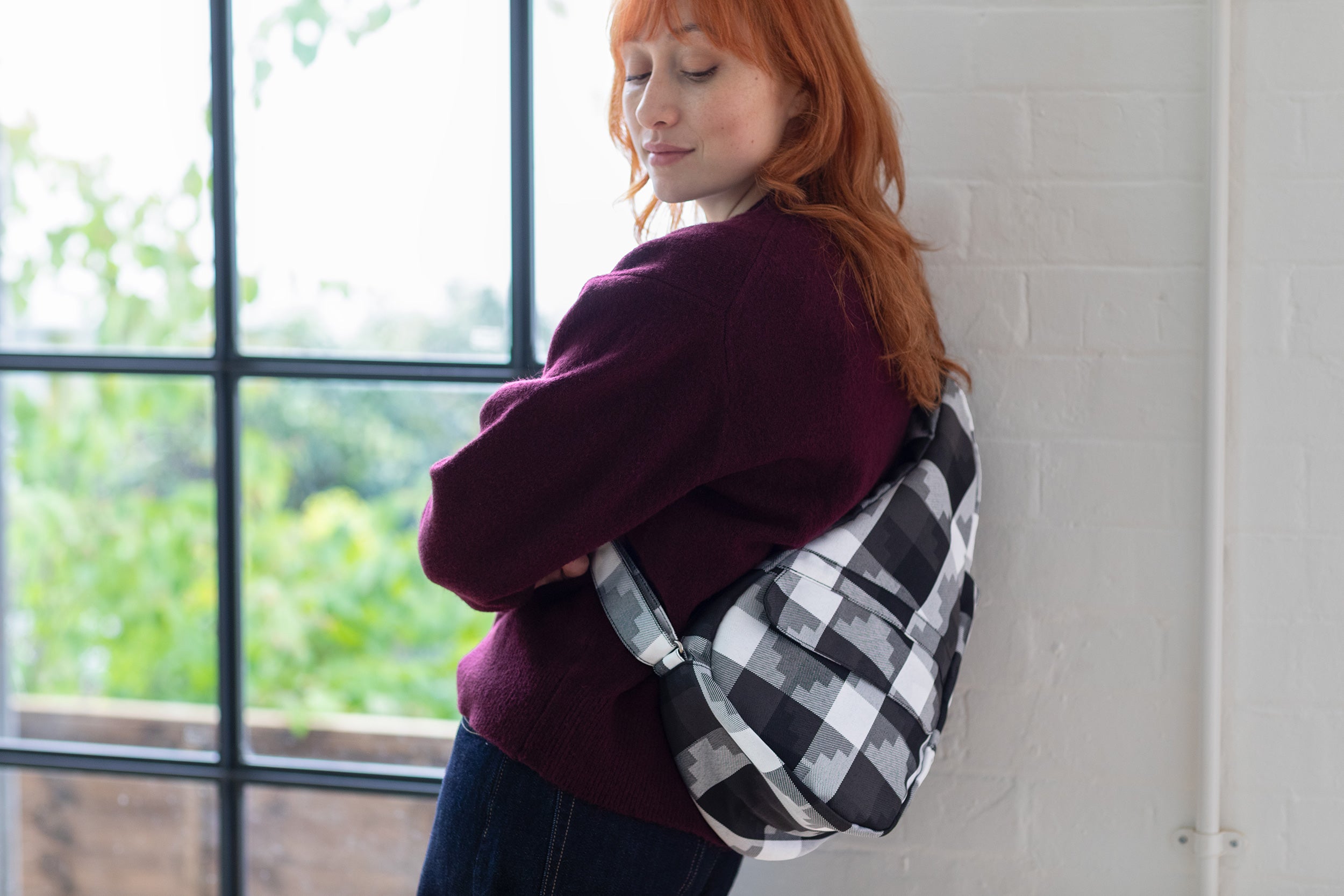 ヘルシーバックバッグ 新作先行販売／チェッカーボード Sサイズ 25AW 25AW 25AW NEW Checkerboard ノベルティS以上 パターン＆プリント 会員限定