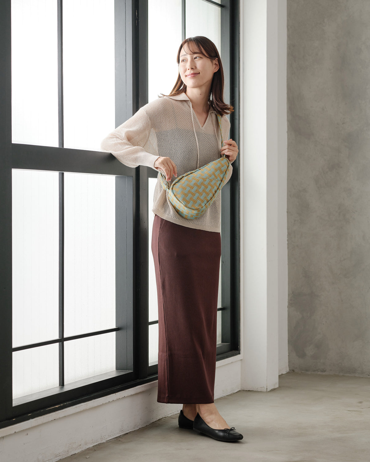 ヘルシーバックバッグ バスケットウイーブ スリング（ノミィ） アクア 26AW 26AW 26AW NEW 26AW先行販売 スペシャルエディション