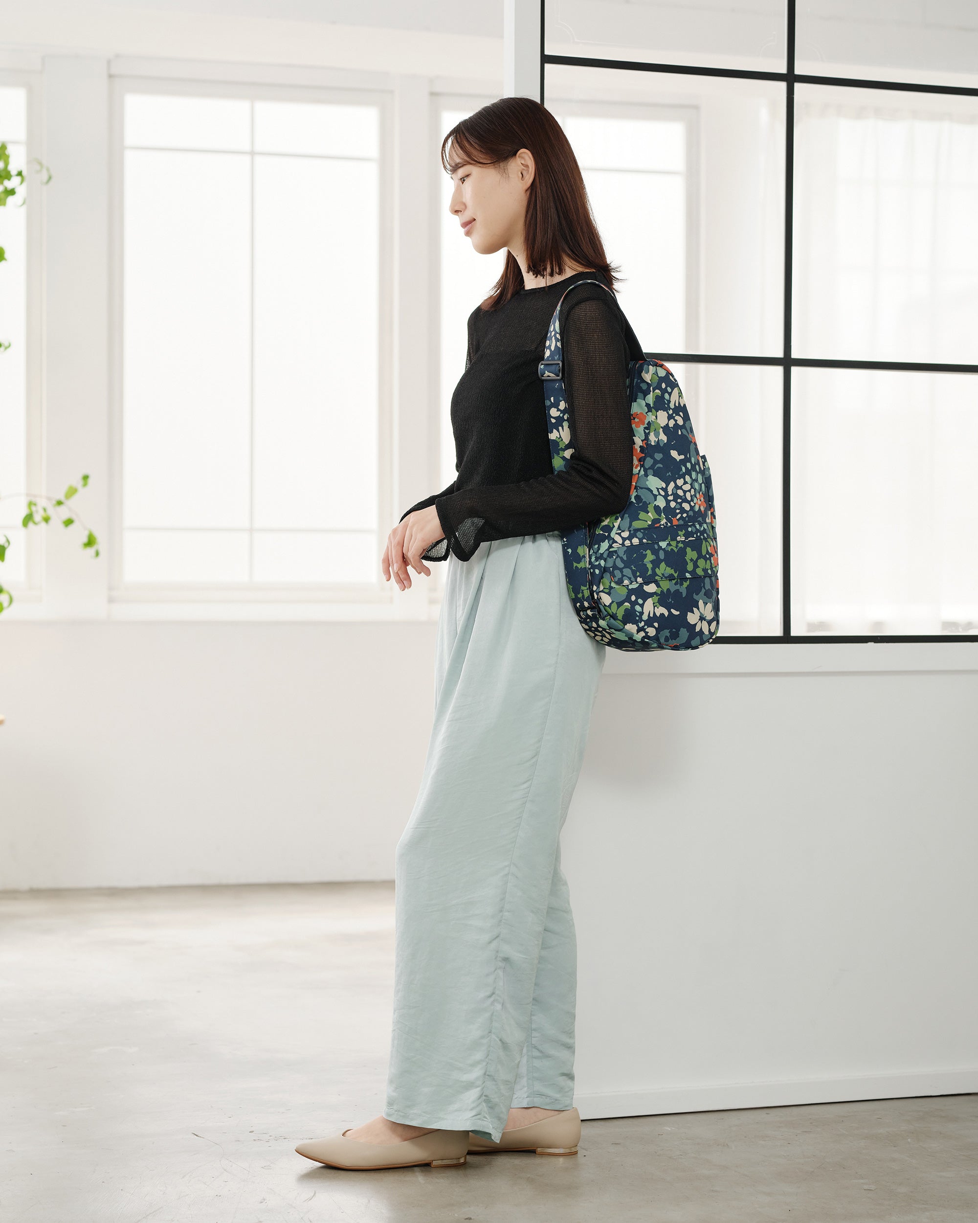 ヘルシーバックバッグ 《予約販売／8月25日出荷予定》プリント Sサイズ ナイトガーデン モス 26AW 26AW 26AW NEW 26AW先行販売 26AW先行販売_予約分 ノベルティS以上_26AW先行販売 会員限定カート表示