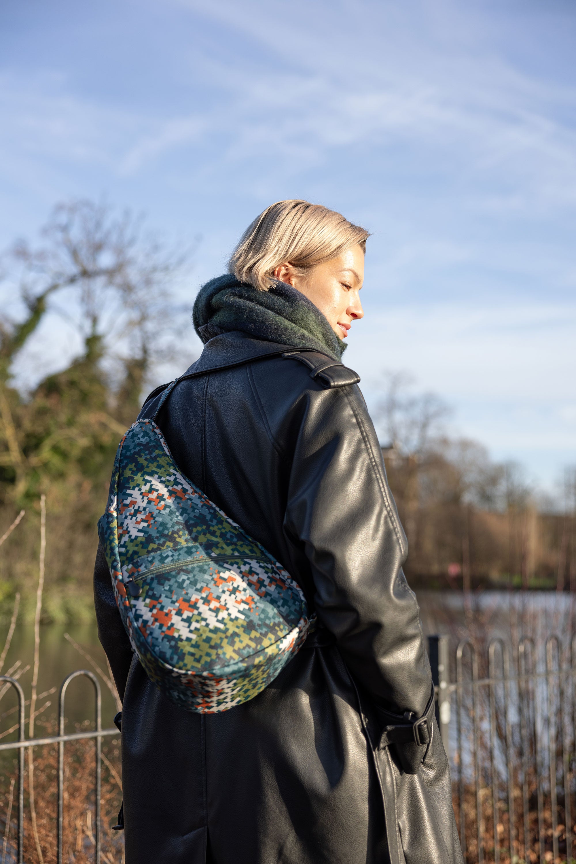 ヘルシーバックバッグ プリント Sサイズ パズル 24AW 24AW NEW eギフト対象 PATTERN Print Puzzle S size Sサイズ ノベルティS以上 パターン＆プリント 予約1017出荷