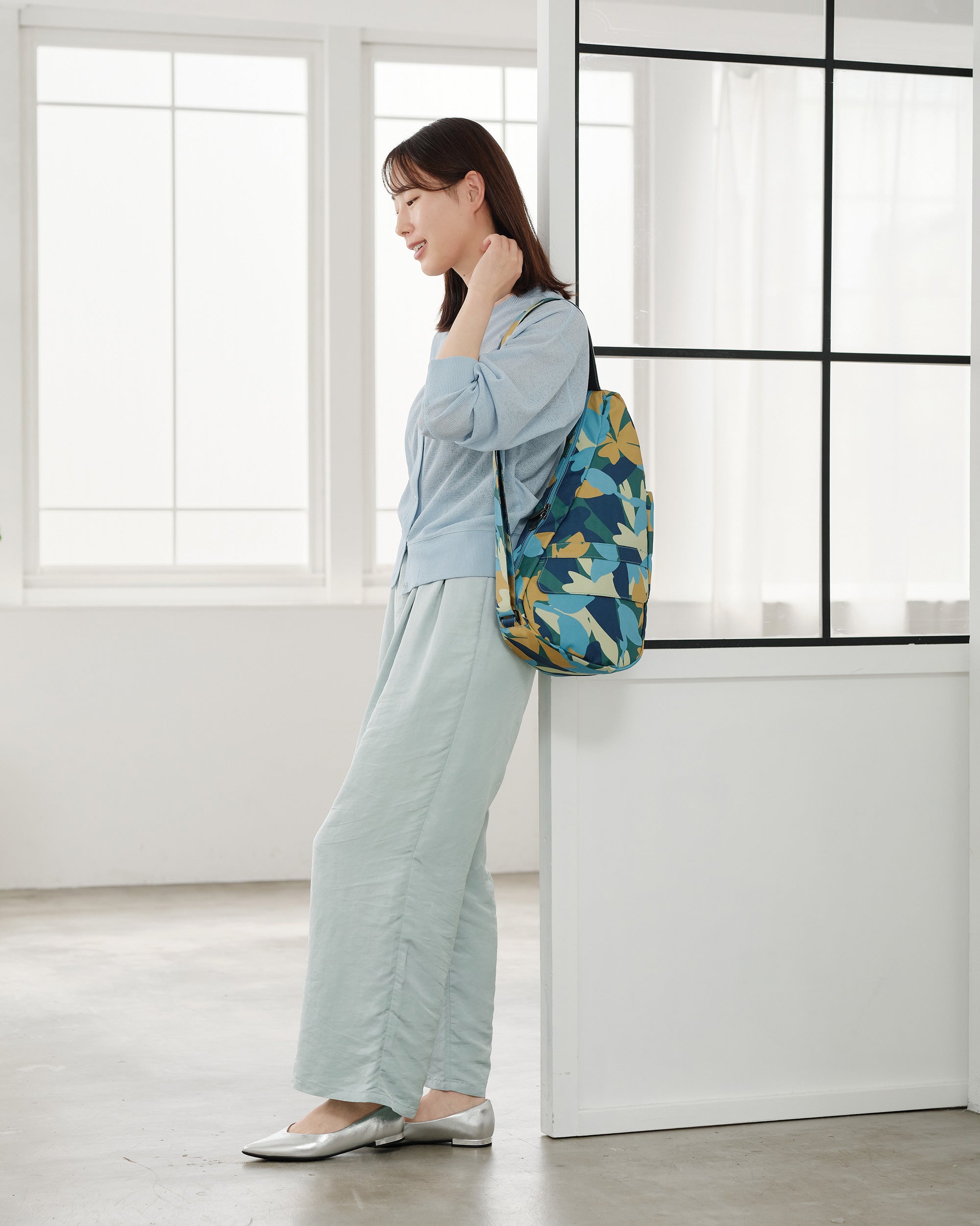 ヘルシーバックバッグ 《予約販売／8月25日出荷予定》プリント Sサイズ マキシフローラ スカイ 26AW 26AW 26AW NEW 26AW先行販売 26AW先行販売_予約分 ノベルティS以上_26AW先行販売 会員限定カート表示