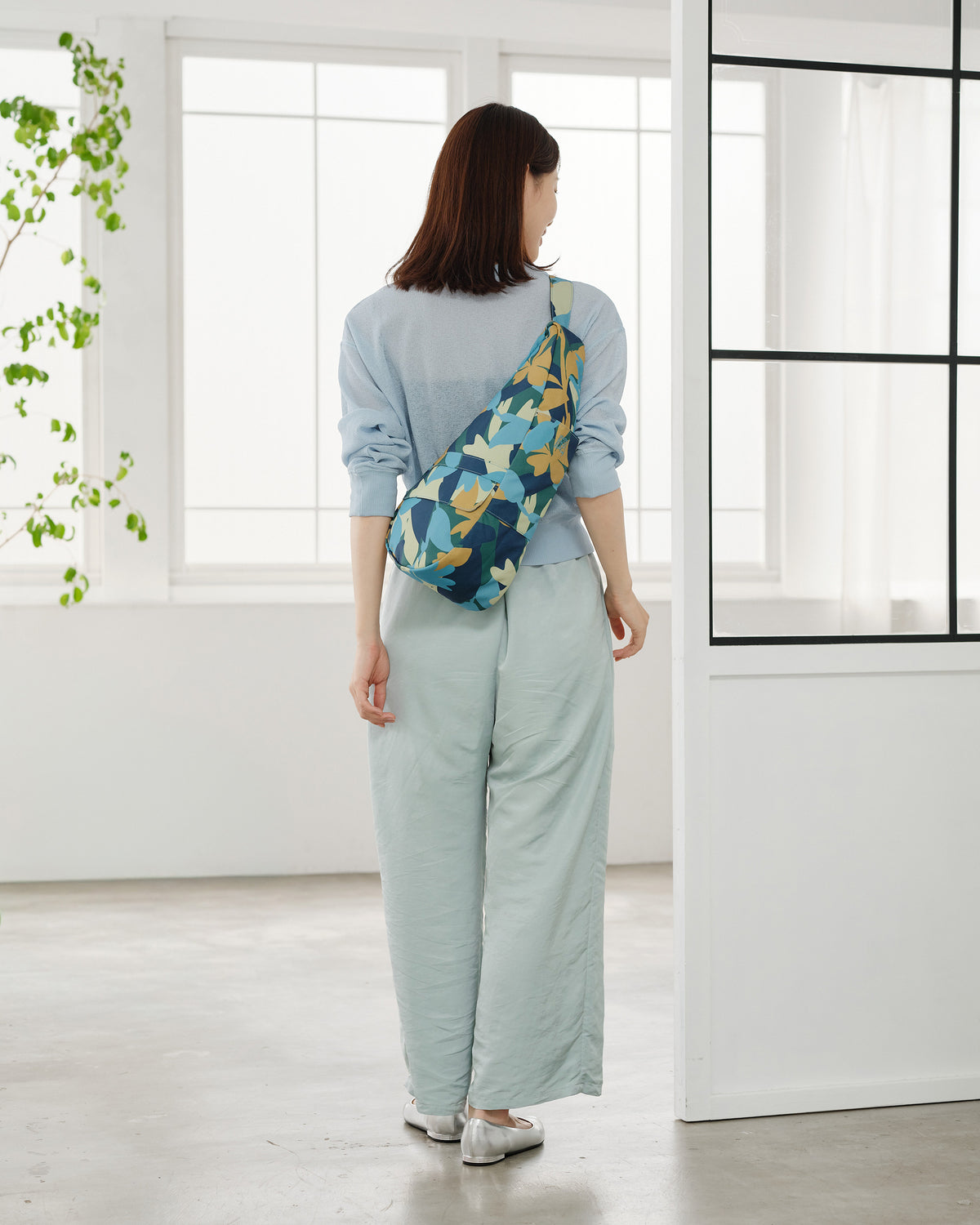 ヘルシーバックバッグ プリント Sサイズ マキシフローラ スカイ 26AW 26AW 26AW NEW 26AW先行販売 ノベルティS以上_26AW先行販売 パターン・柄 パターン＆プリント