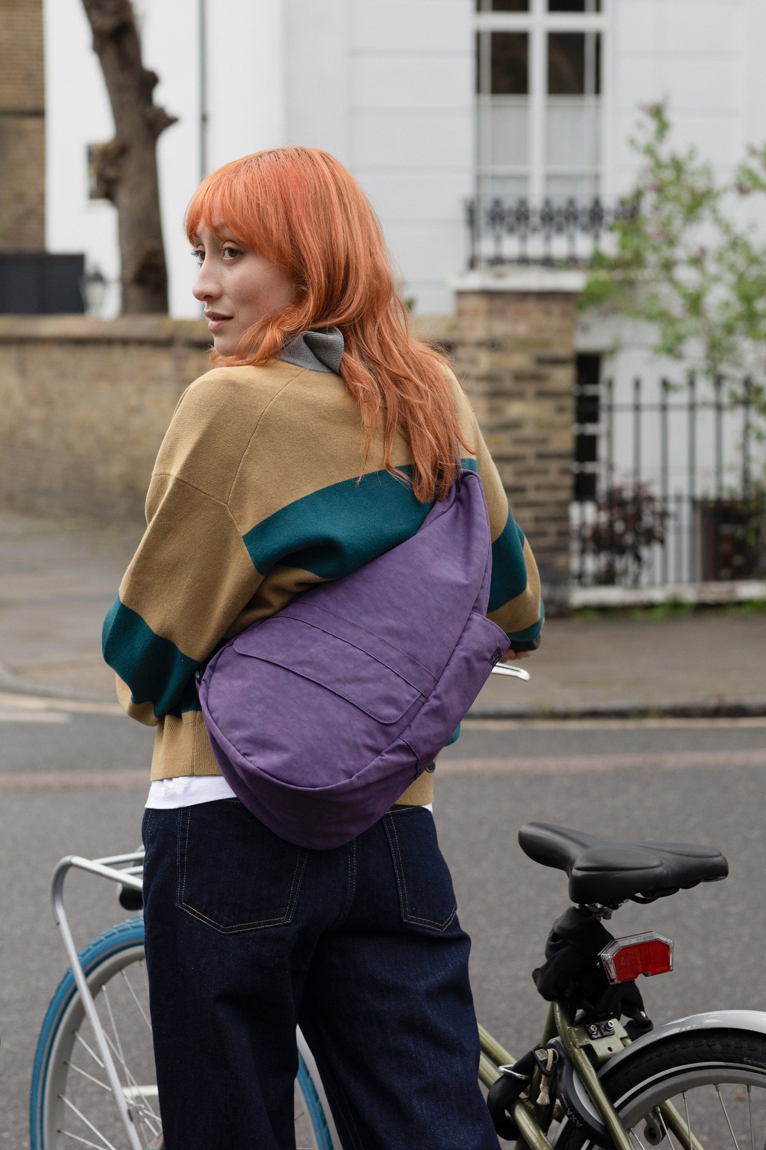 ヘルシーバックバッグ 新作先行販売／テクスチャードナイロン Sサイズ アメジスト 25AW 25AW 25AW NEW Textured nylon Amethyst コアクラシック ノベルティS以上 会員限定
