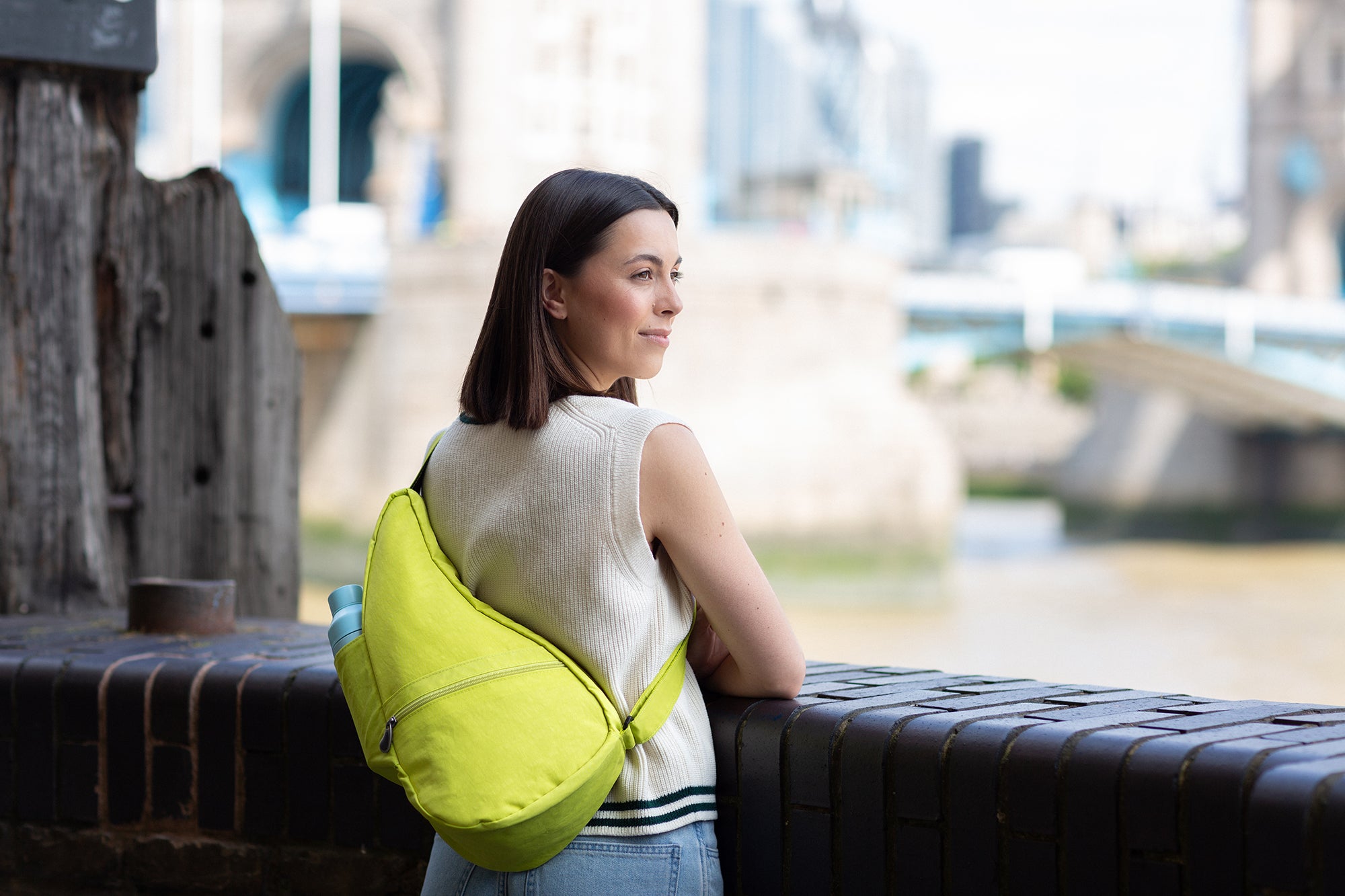 ヘルシーバックバッグ テクスチャードナイロン Sサイズ ライムゼスト 26SS 26SS 26SS NEW コアクラシック ノベルティS以上