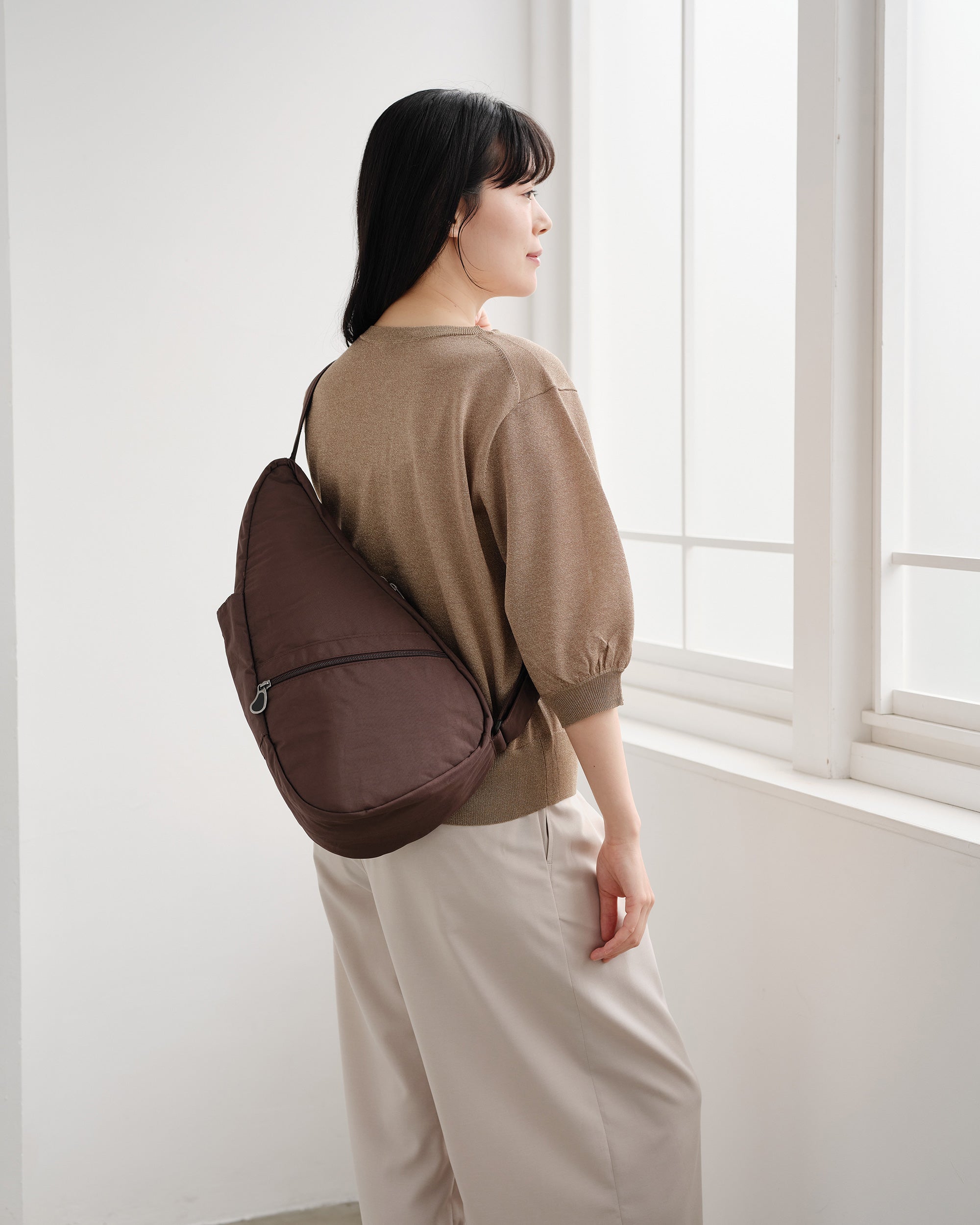 ヘルシーバックバッグ 《予約販売／8月25日出荷予定》テクスチャードナイロン Sサイズ モカ 26AW 26AW 26AW NEW 26AW先行販売 26AW先行販売_予約分 ノベルティS以上_26AW先行販売 会員限定カート表示