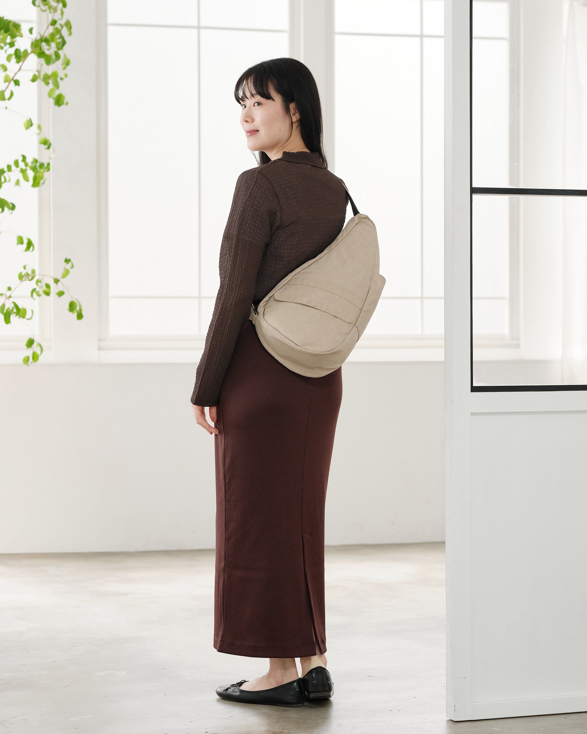ヘルシーバックバッグ 《予約販売／8月25日出荷予定》テクスチャードナイロン Sサイズ サンドストーン 26AW 26AW 26AW NEW 26AW先行販売 26AW先行販売_予約分 ノベルティS以上_26AW先行販売 会員限定カート表示