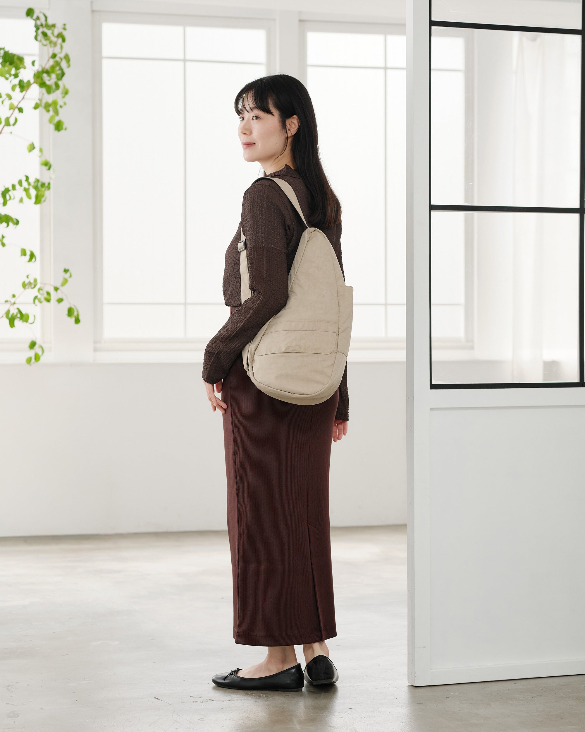 ヘルシーバックバッグ 《予約販売／8月25日出荷予定》テクスチャードナイロン Sサイズ サンドストーン 26AW 26AW 26AW NEW 26AW先行販売 26AW先行販売_予約分 ノベルティS以上_26AW先行販売 会員限定カート表示