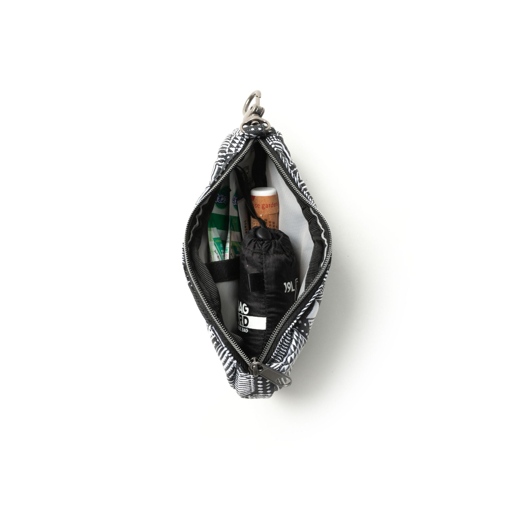 ヘルシーバックバッグ ミニポーチ ジオドゥードゥル（約15x10x2cm） アクセサリー ノベルティ メール便指定商品