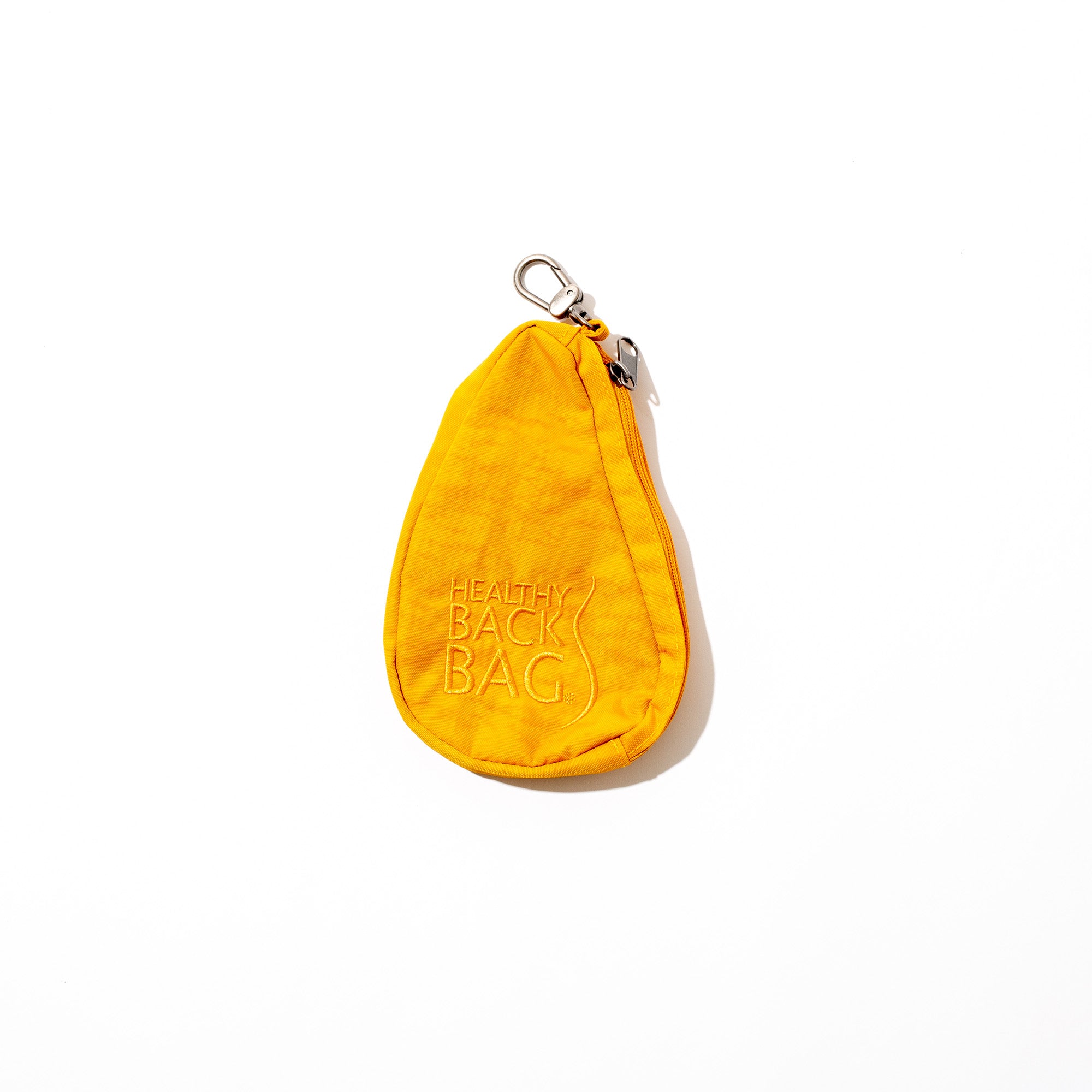 ヘルシーバックバッグ ミニポーチ テクスチャードナイロン サフラン（約15x15x1cm） Textured nylon Saffron アクセサリー コアクラシック ノベルティ メール便指定商品