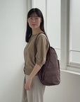 《予約販売／8月25日出荷予定》テクスチャードナイロン Sサイズ モカ 26AW