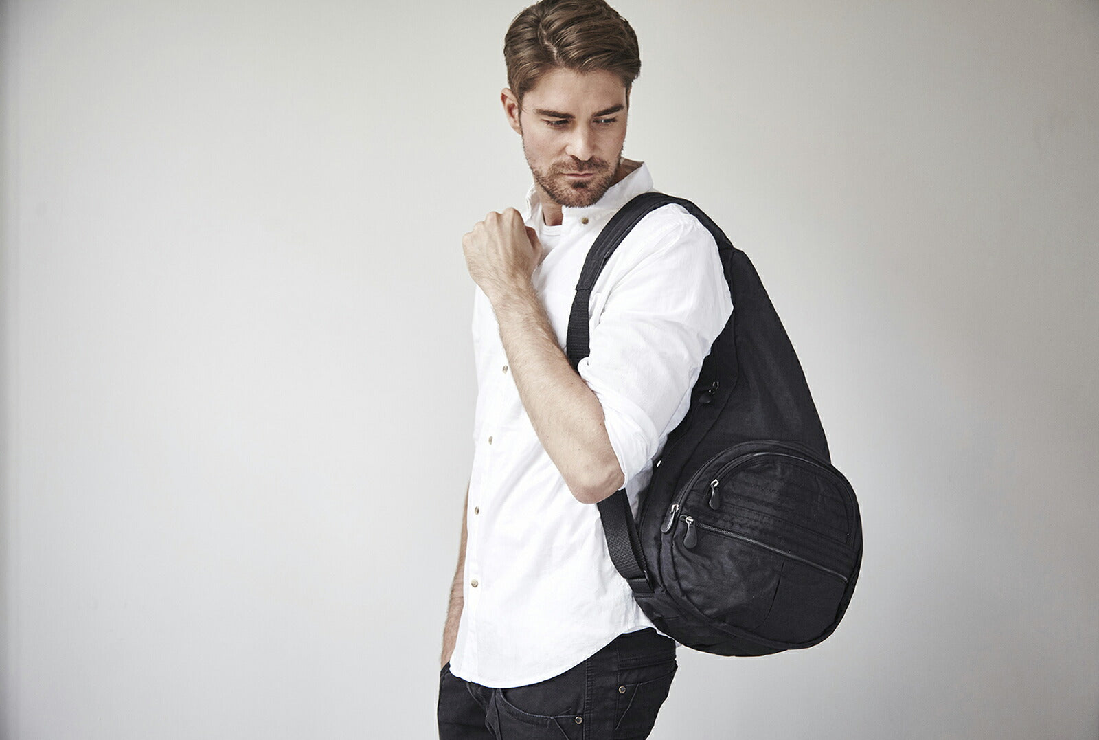 ヘルシーバックバッグ ビッグバッグ ブラック 24AW 24SS BIGBAG BLACK eギフト対象 For Her For Him TEXTURED NYLON Textured nylon Black アクティブ＆アウトドア エキュート赤羽2208 コアクラシック テクスチャードナイロン ノベルティS以上 ビッグバッグ ブラック 期間限定セール20241115元