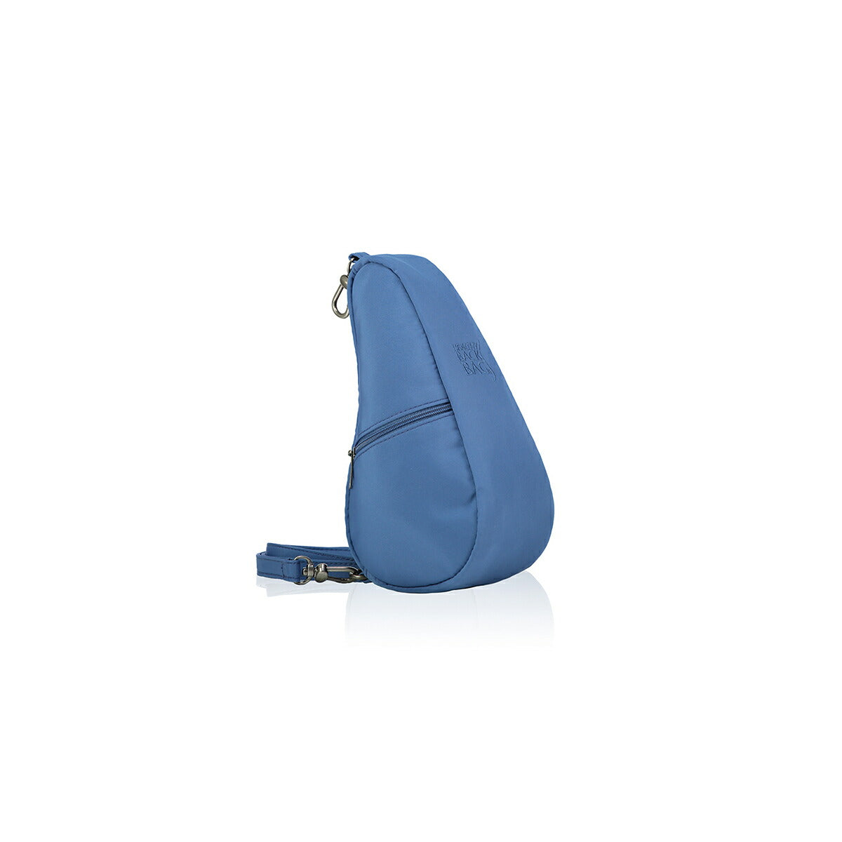 ヘルシーバックバッグ マイクロファイバー ミニバッグレット フレンチブルー BLUE For Her MICROFIBER SMALL BAGLETT コアクラシック スモールバッグレット バッグレット ブルー マイクロファイバー《クリアランス》 マイクロファイバーバッグレット