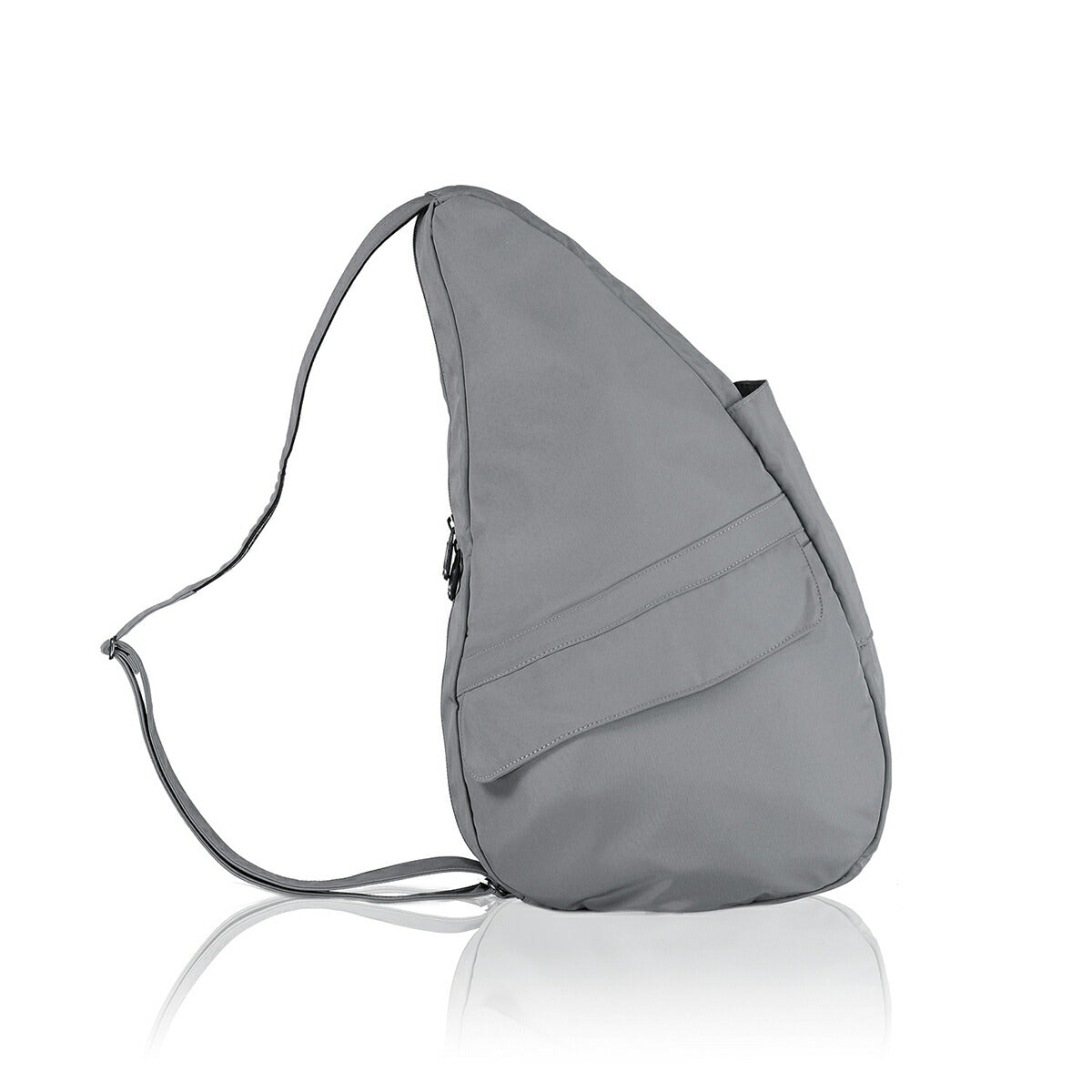 ヘルシーバックバッグ マイクロファイバー Mサイズ ムーンロック eギフト対象 For Her For Him GRAY M size MICROFIBER Mサイズ クリアランス グレー コアクラシック ノベルティS以上 マイクロファイバーMサイズ 大容量ジッパーポケット付きMサイズ