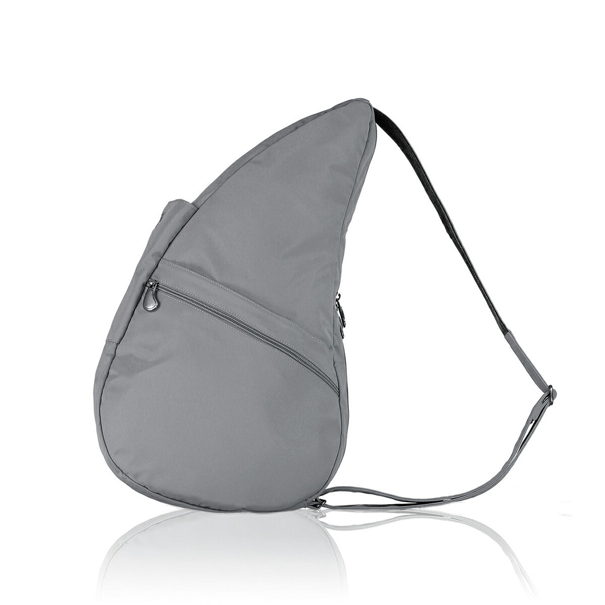 ヘルシーバックバッグ マイクロファイバー Mサイズ ムーンロック eギフト対象 For Her For Him GRAY M size MICROFIBER Mサイズ クリアランス グレー コアクラシック ノベルティS以上 マイクロファイバーMサイズ 大容量ジッパーポケット付きMサイズ