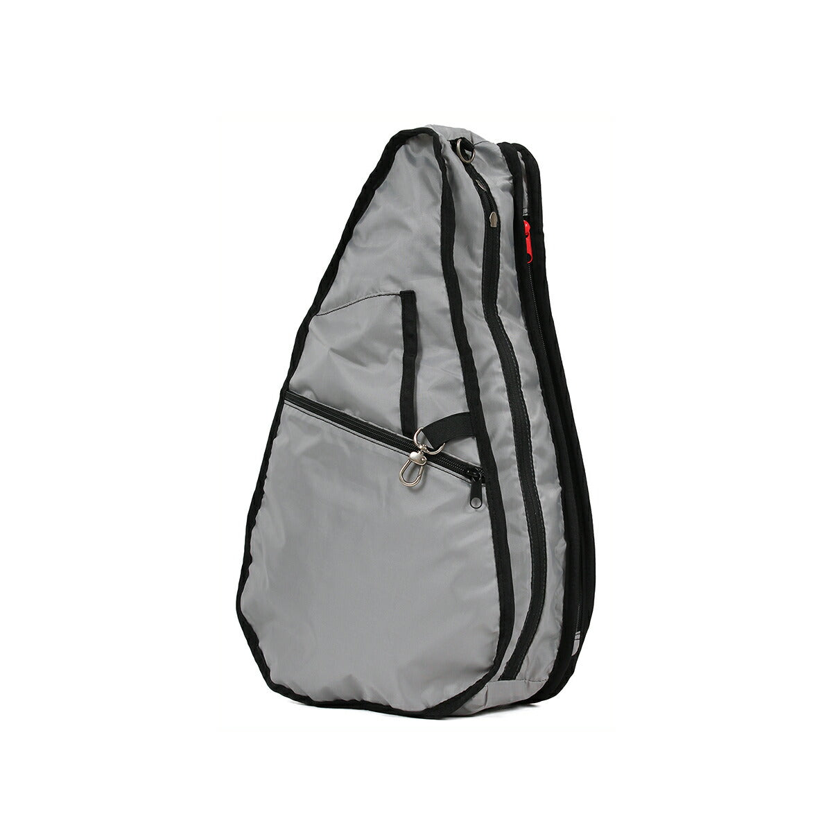 ヘルシーバックバッグ マイクロファイバー Mサイズ ムーンロック eギフト対象 For Her For Him GRAY M size MICROFIBER Mサイズ クリアランス グレー コアクラシック ノベルティS以上 マイクロファイバーMサイズ 大容量ジッパーポケット付きMサイズ