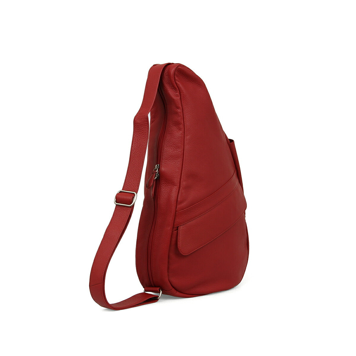 ヘルシーバックバッグ レザー Mサイズ チリ 24AW 24SS eギフト対象 For Her LEATHER M size Mサイズ RED エキュート赤羽2208 ポイント対象外 レザー レザーMサイズ 大容量ジッパーポケット付きMサイズ