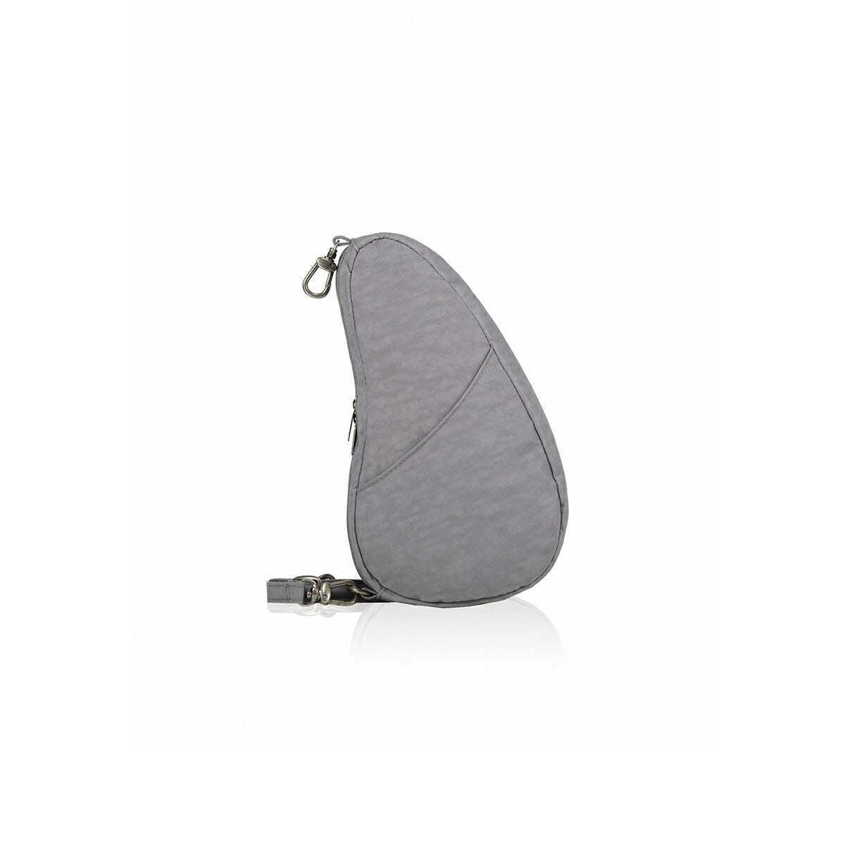 ヘルシーバックバッグ テクスチャードナイロン バッグレット ぺブルグレイ For Her GRAY LARGE BAGLETT TEXTURED NYLON グレー コアクラシック テクスチャードナイロン テクスチャードナイロンラージバッグレット バッグレット ラージバッグレット