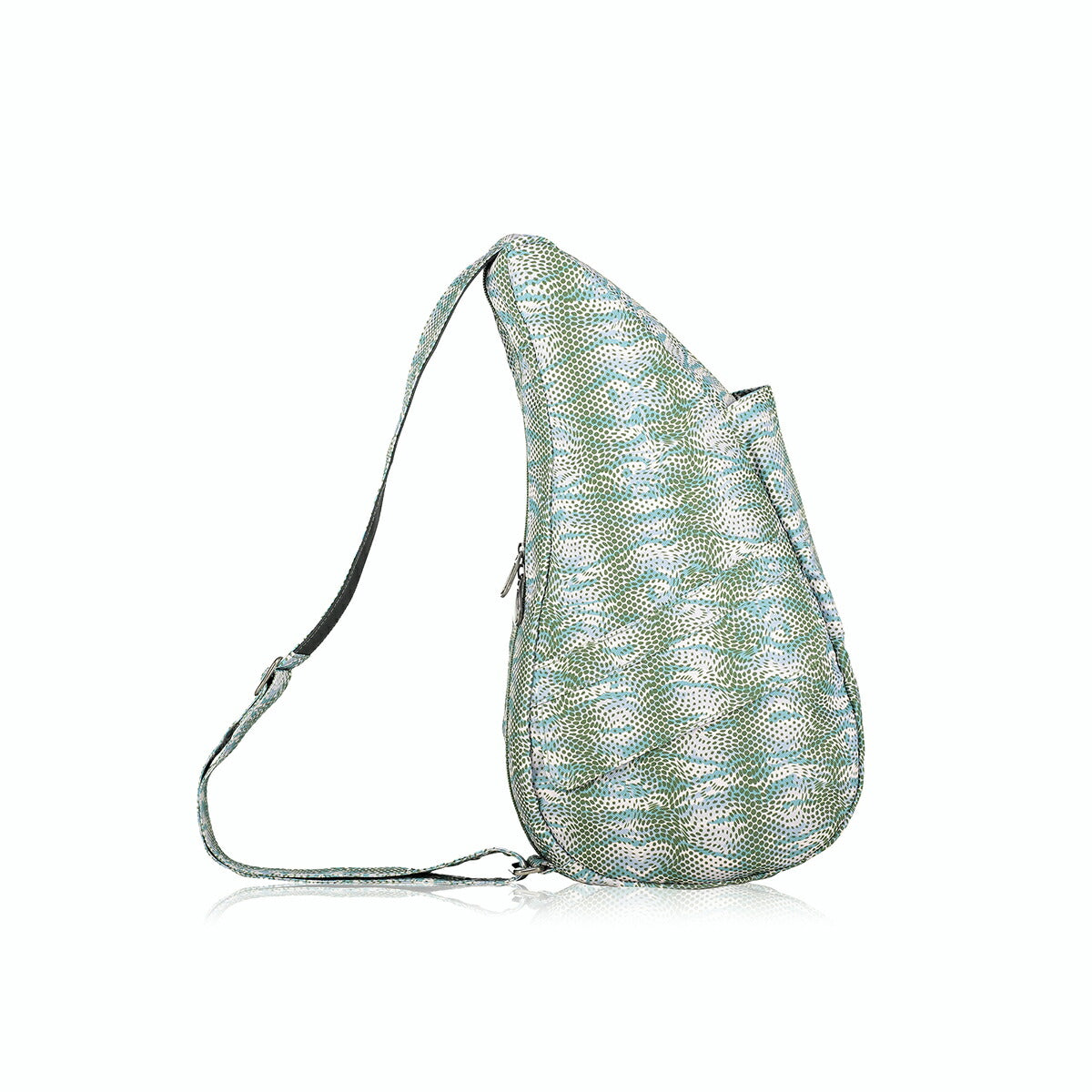 ヘルシーバックバッグ プリント Sサイズ ゲッコー eギフト対象 For Her GREEN PATTERN PRINT S size SALE Sサイズ グリーン パターン・柄 パターン＆プリント プリント ポイント対象外 大容量ジッパーポケット付きSサイズ