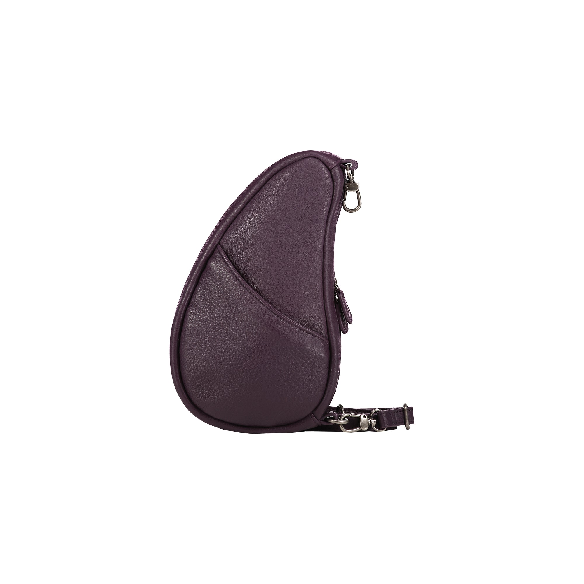ヘルシーバックバッグ レザー バッグレット ブラックプラム 2022AW NEW 22aw For Her LARGE BAGLETT LEATHER PURPLE SALE バッグレット パープル ポイント対象外 ラージバッグレット レザー 抗菌加工 期間限定セール20241115元